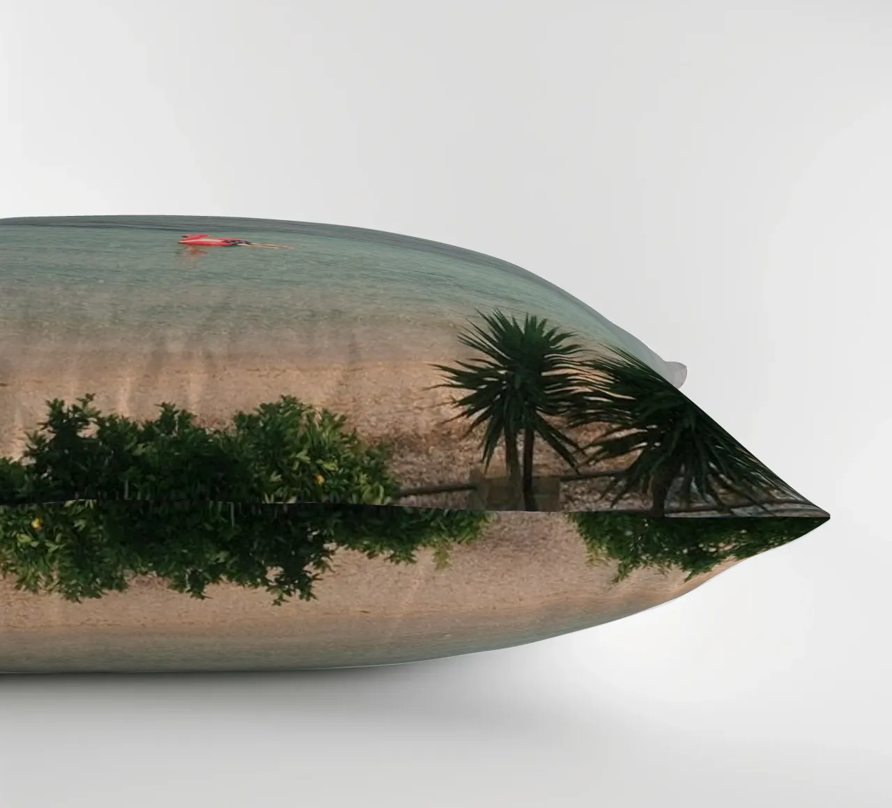 Pink Flamingo Float cuscino da FujiPrints