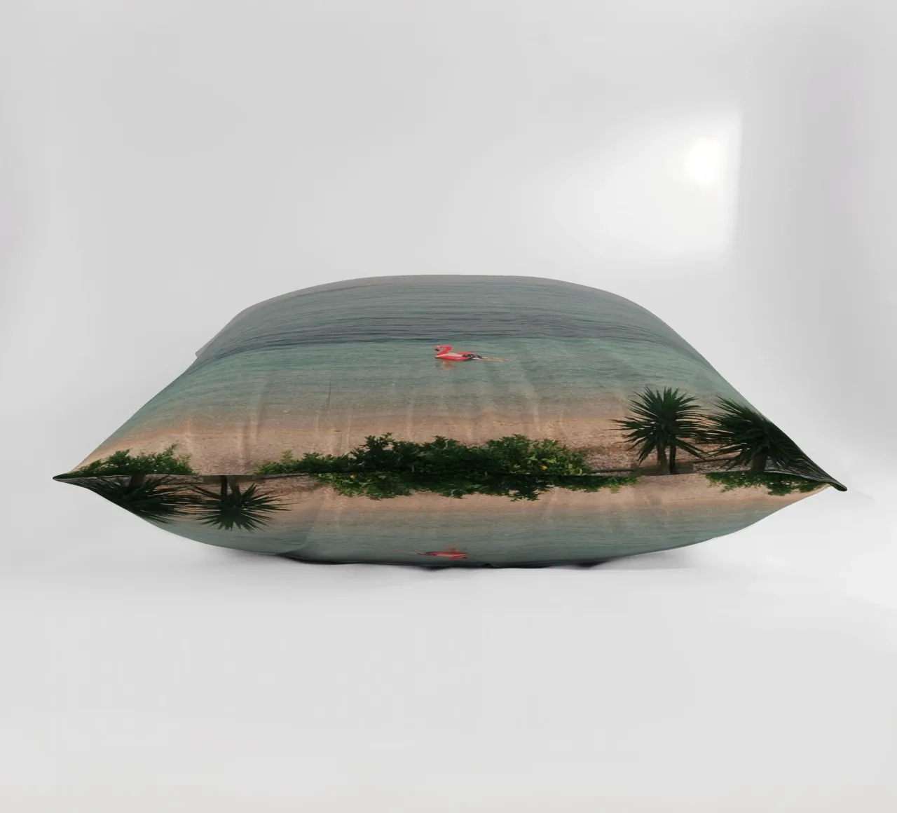 Pink Flamingo Float cuscino da FujiPrints