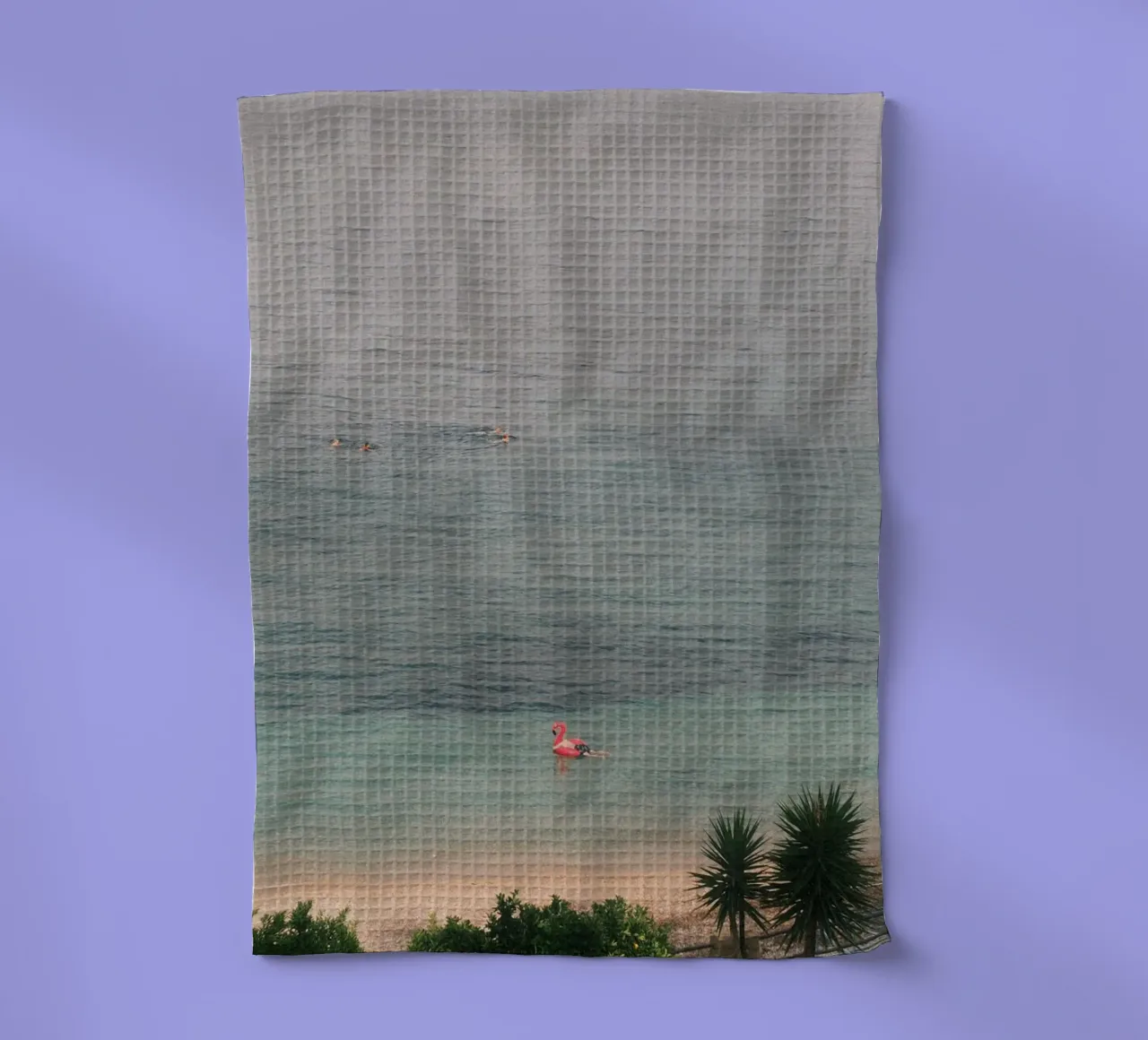 Pink Flamingo Float canovaccio da cucina da FujiPrints