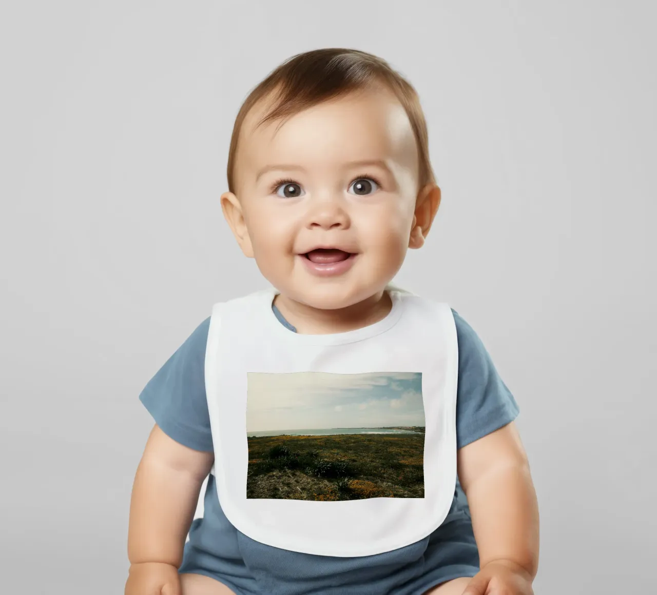 Golden Fields bavaglino da FujiPrints