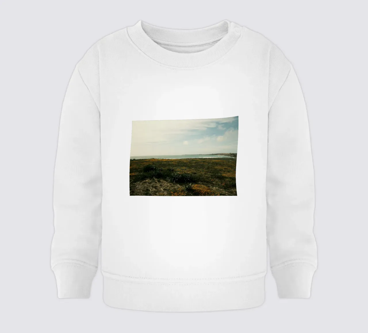 Golden Fields felpa neonato da FujiPrints