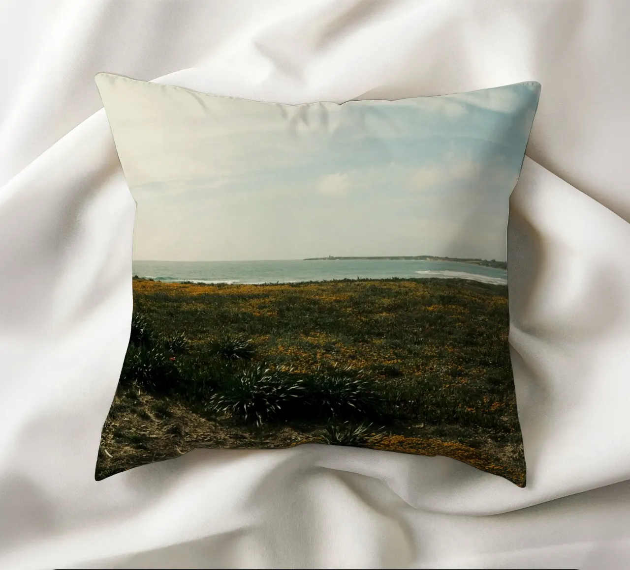 Golden Fields cuscino da FujiPrints