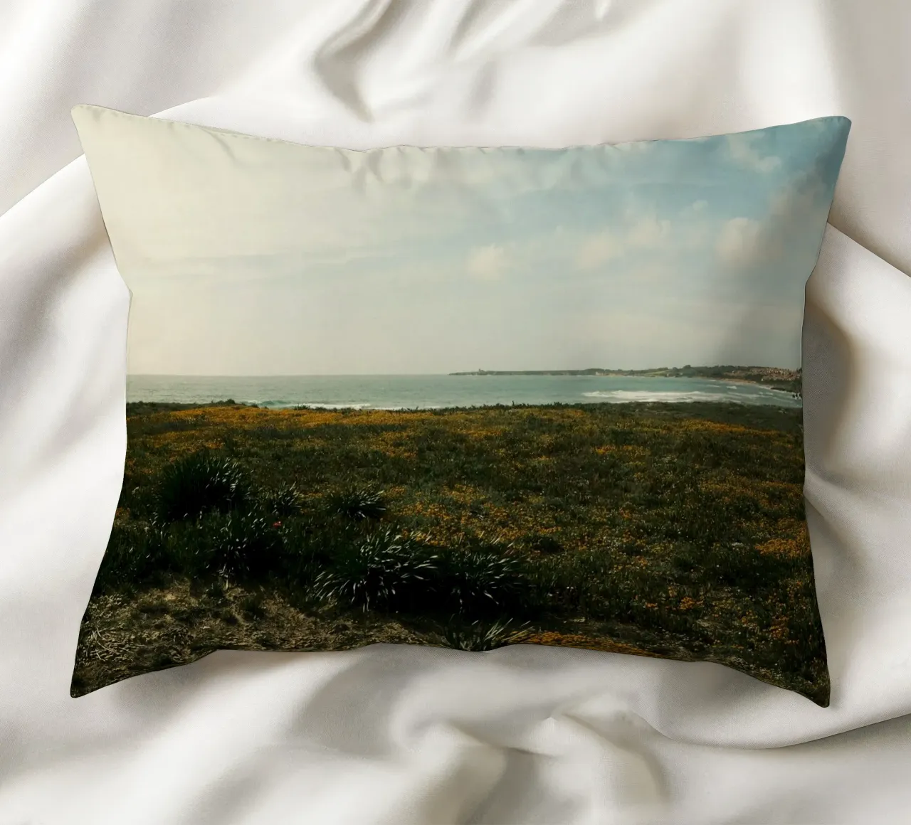 Golden Fields cuscino da FujiPrints