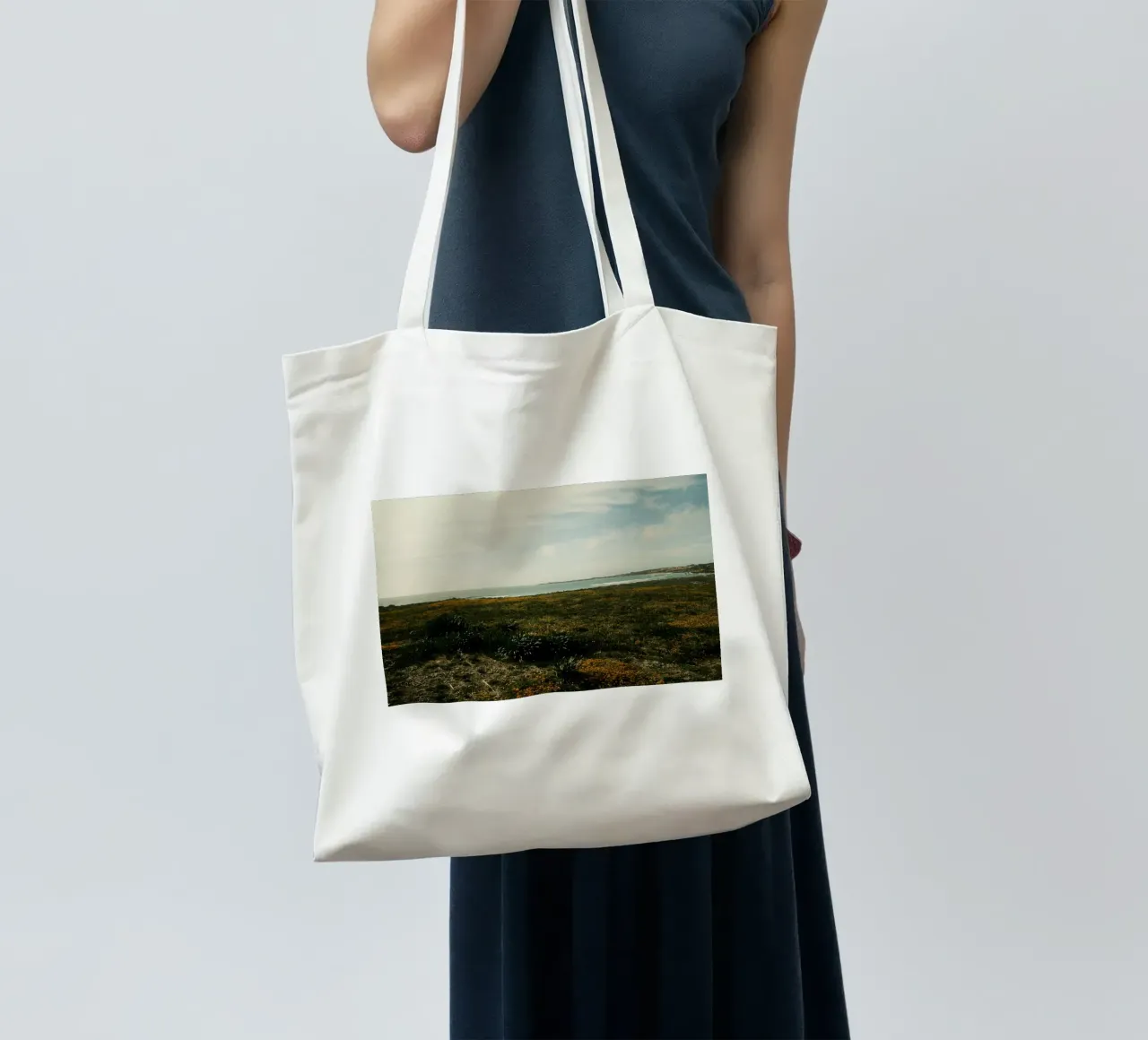Golden Fields borsa in juta da FujiPrints