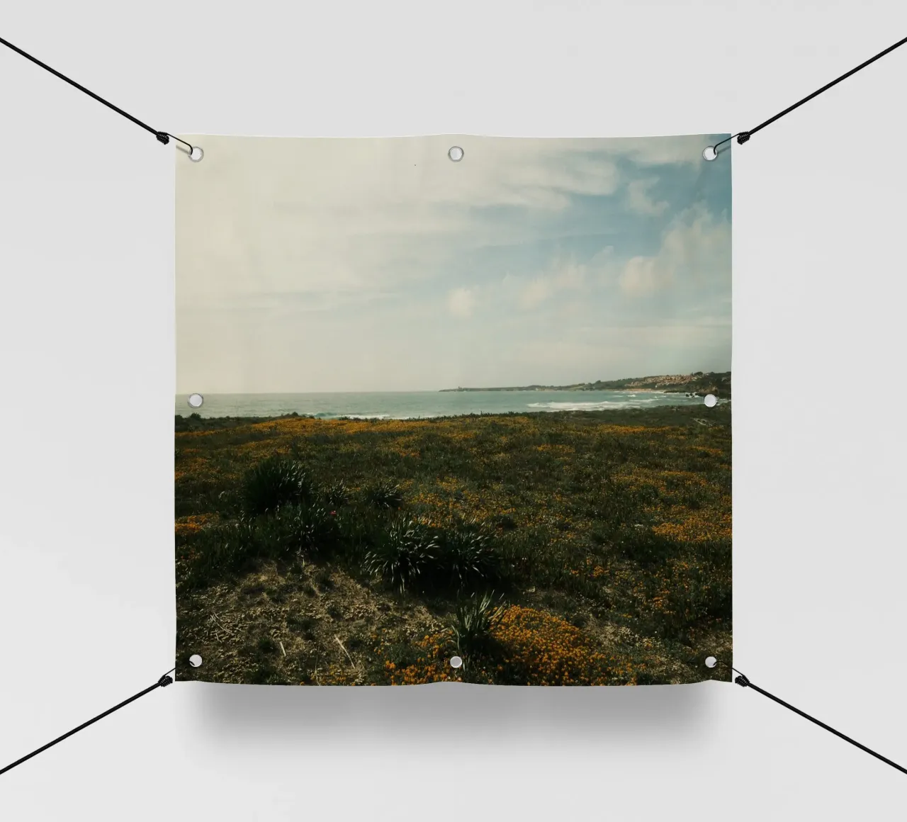Golden Fields telo in pvc da FujiPrints