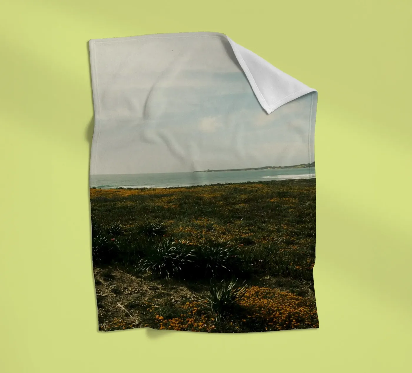Golden Fields Fleecedecke von FujiPrints