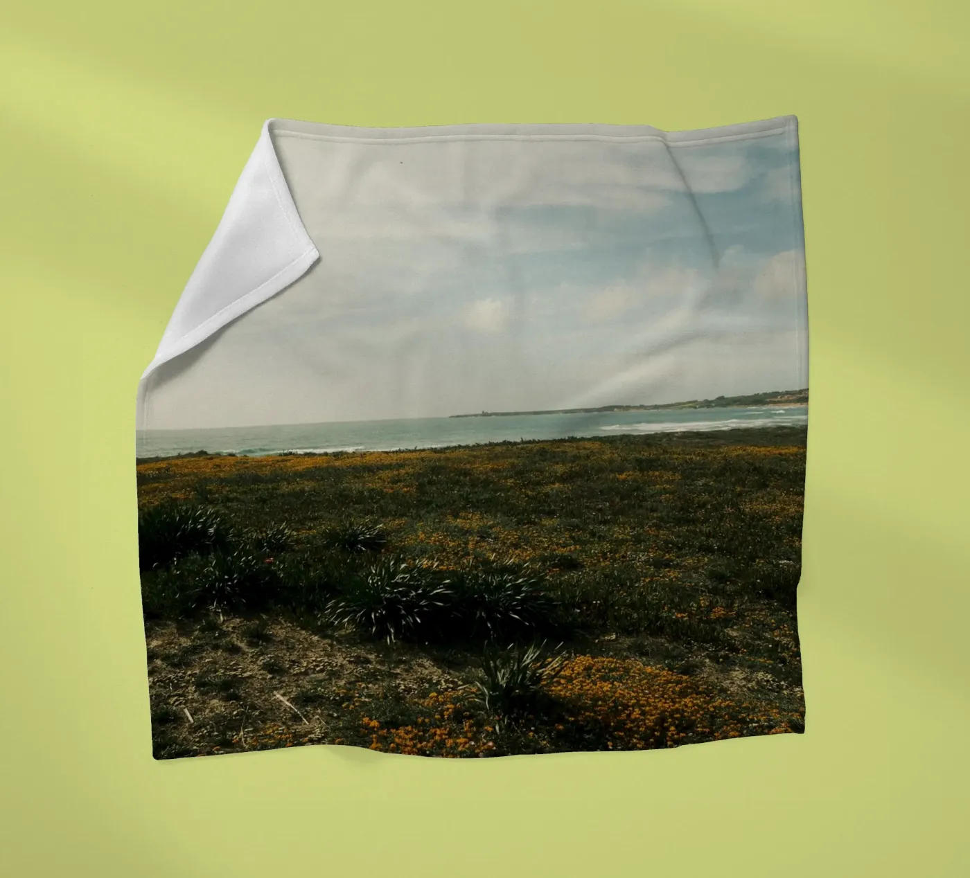 Golden Fields Fleecedecke von FujiPrints