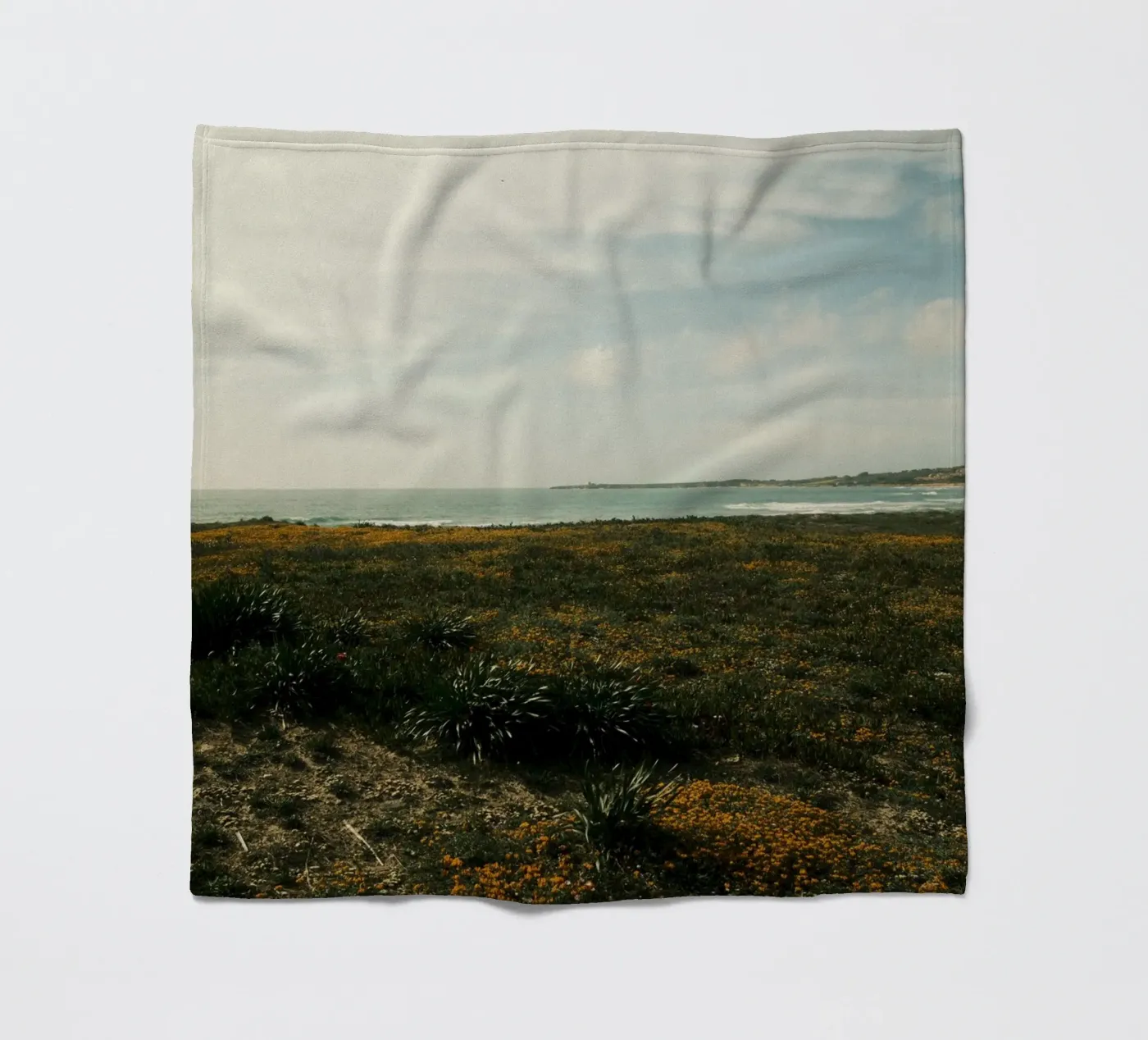 Golden Fields Fleecedecke von FujiPrints