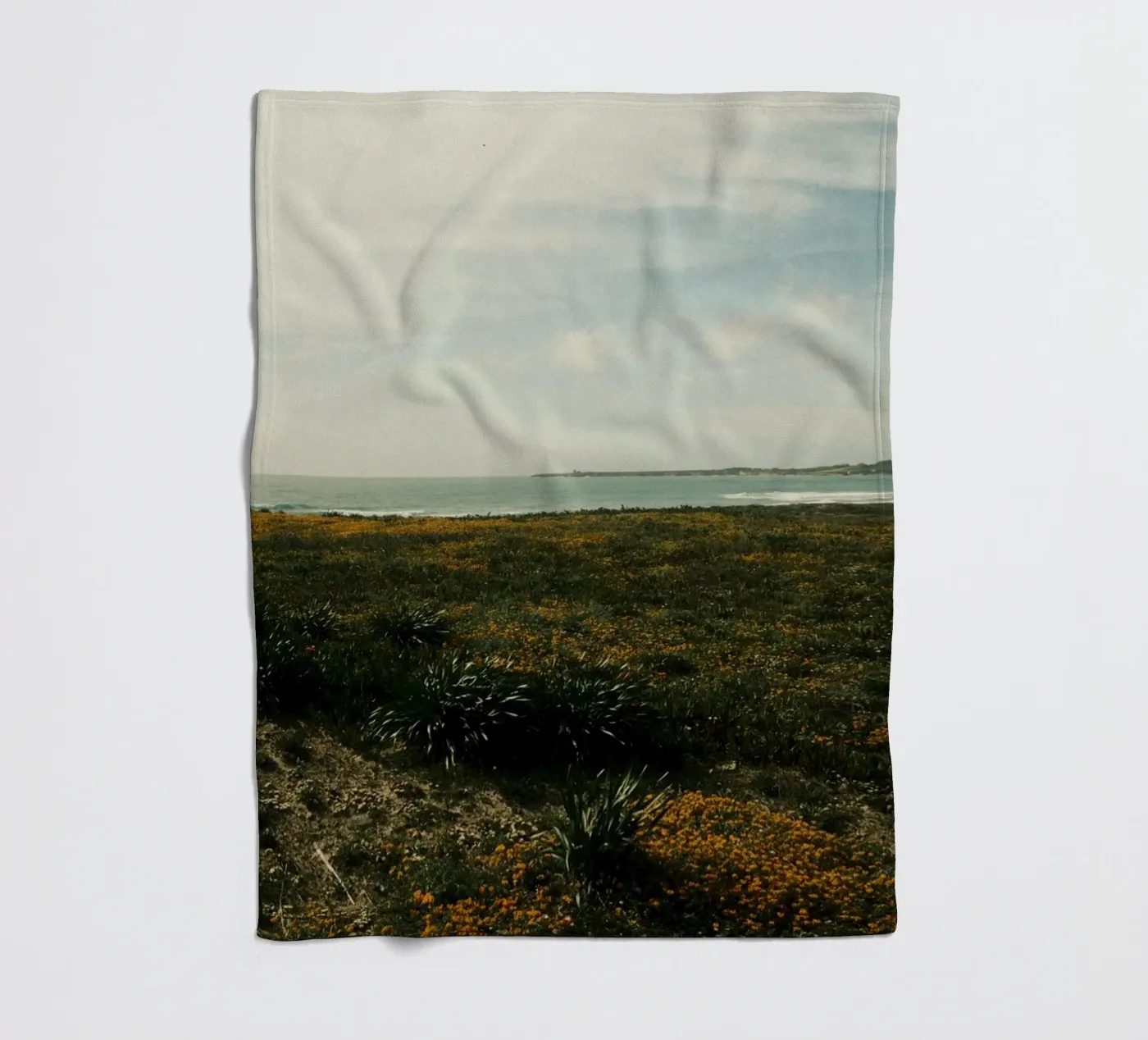 Golden Fields Fleecedecke von FujiPrints