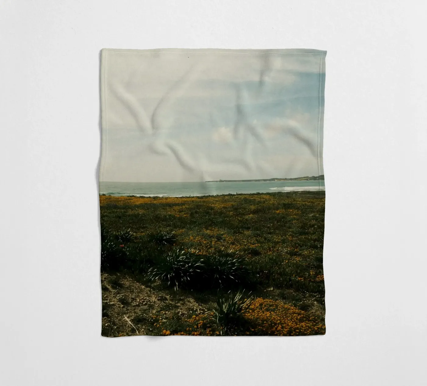 Golden Fields Fleecedecke von FujiPrints