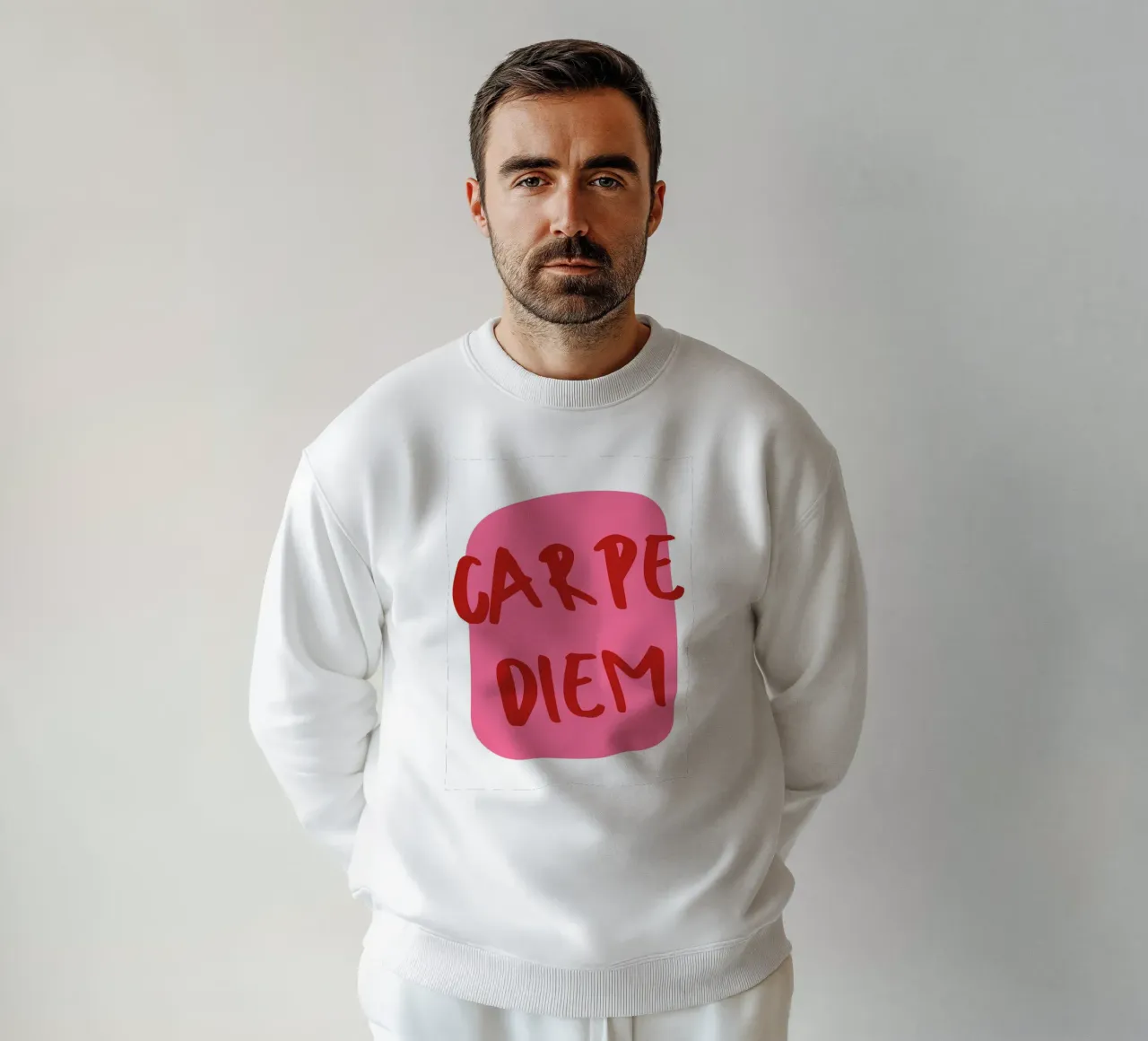 Carpe Diem, Tipografia, Citazione felpa da pdigitalprints