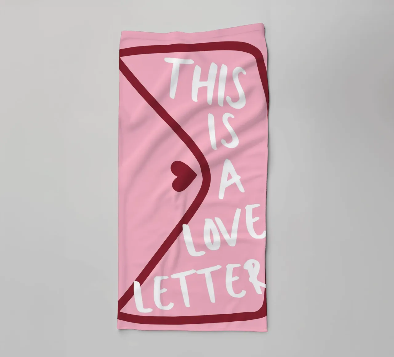 This is a Love Letter, Valentines day towel by pdigitalprints