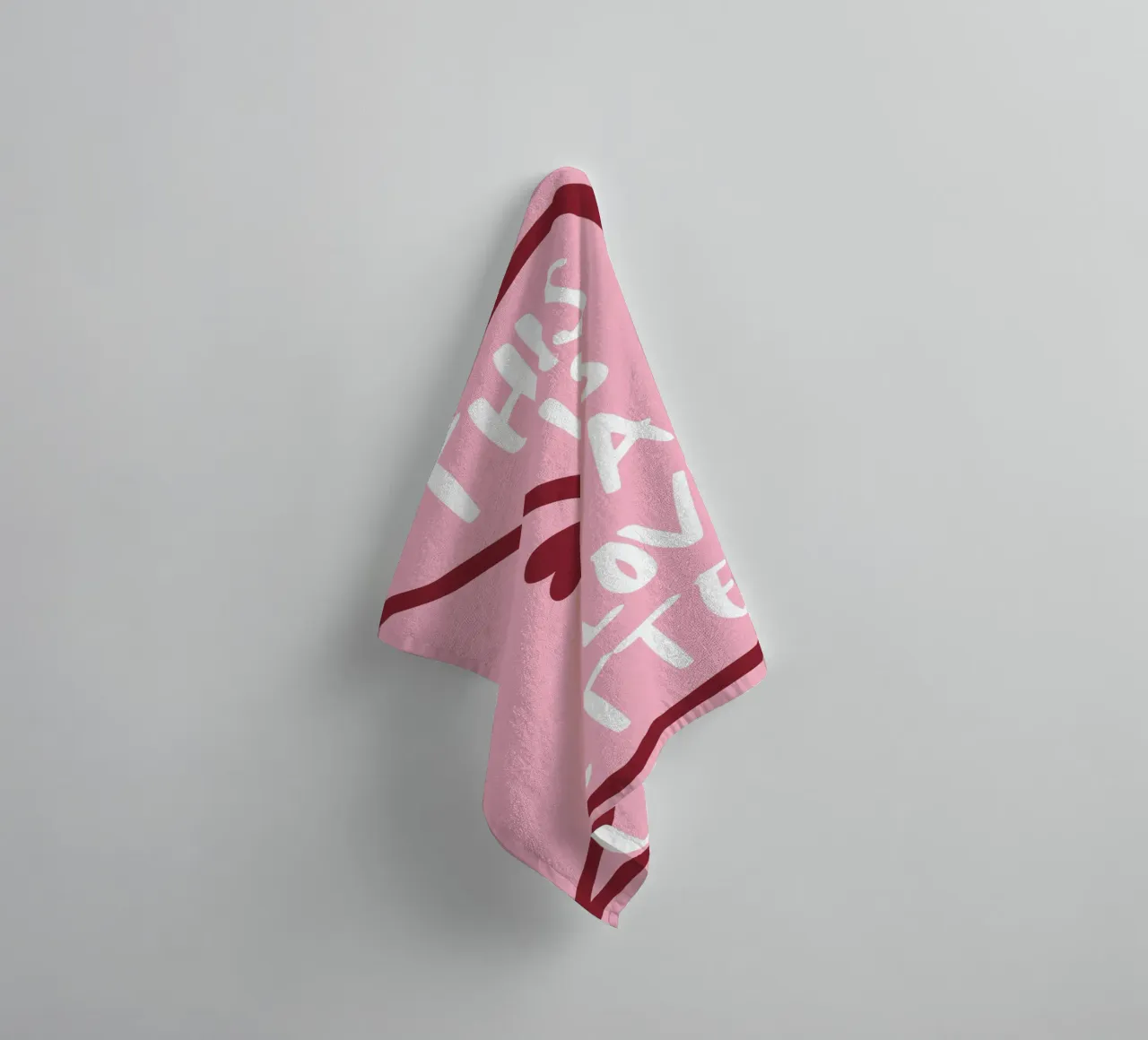 This is a Love Letter, Valentines day towel by pdigitalprints