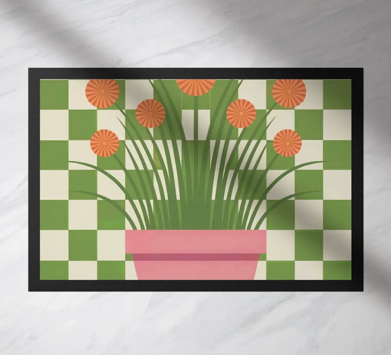 Fiori in vaso zerbino da logic