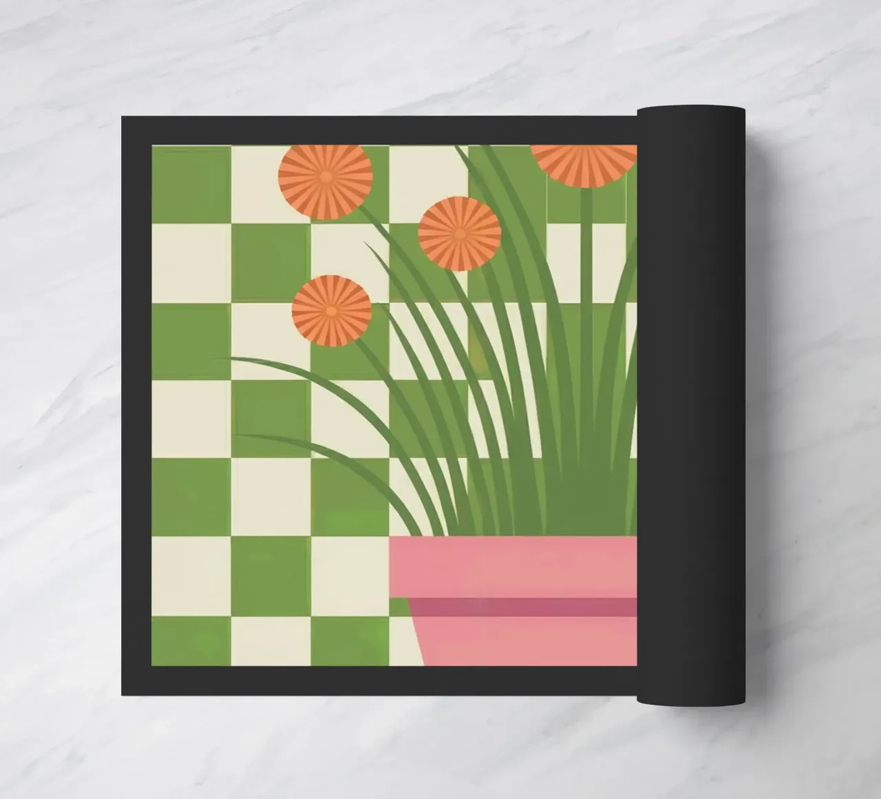 Fiori in vaso zerbino da logic