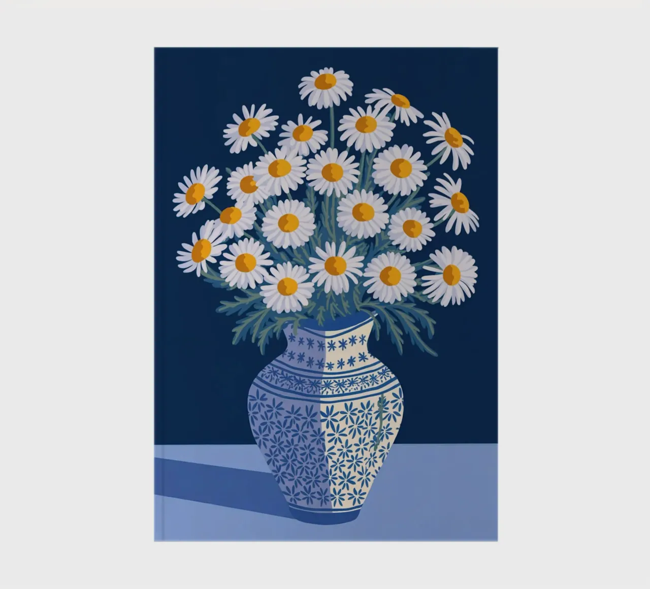 Daisies In A Vase notebook by logic