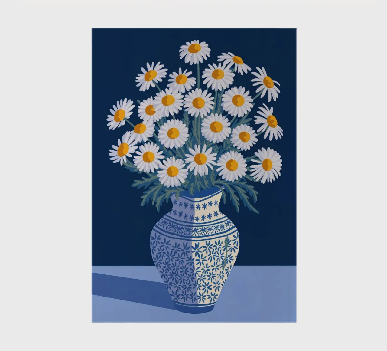 Daisies In A Vase notebook by logic