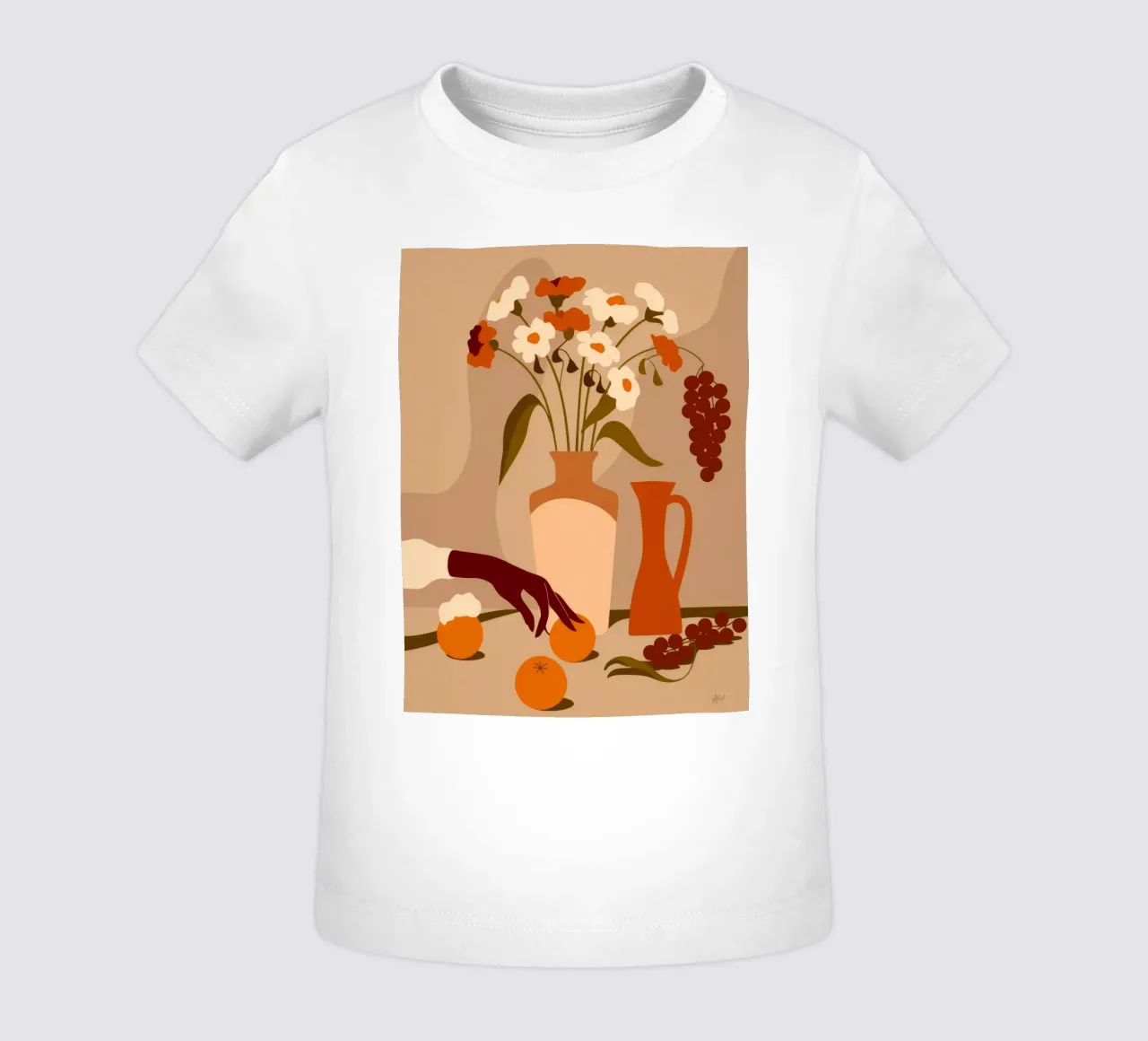 Autumn Harvest baby t-shirt by Artie Shifa