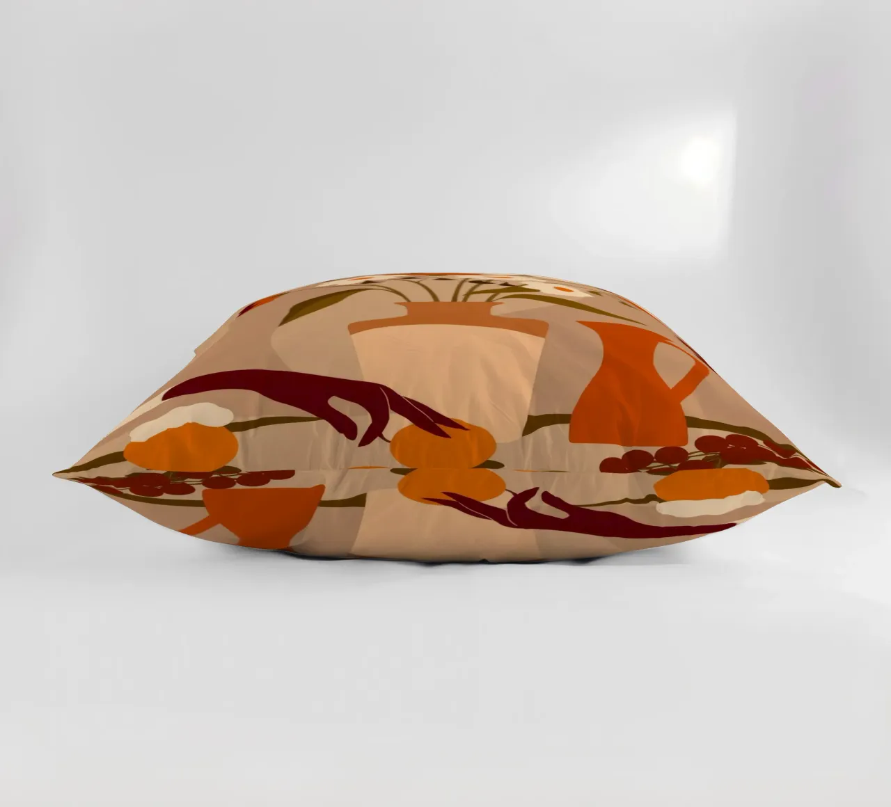 Autumn Harvest decorative cushion by Artie Shifa