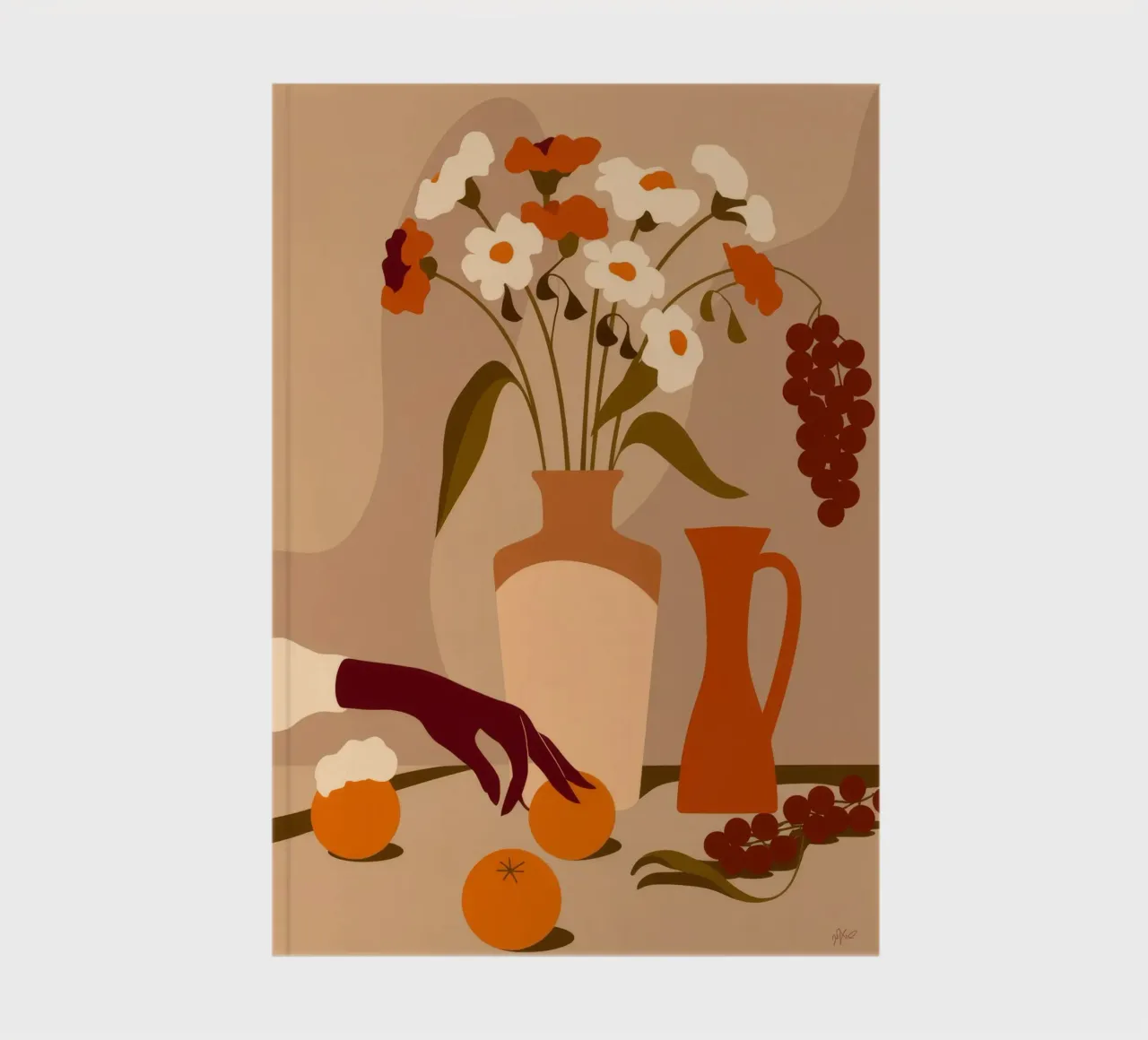 Autumn Harvest notebook by Artie Shifa