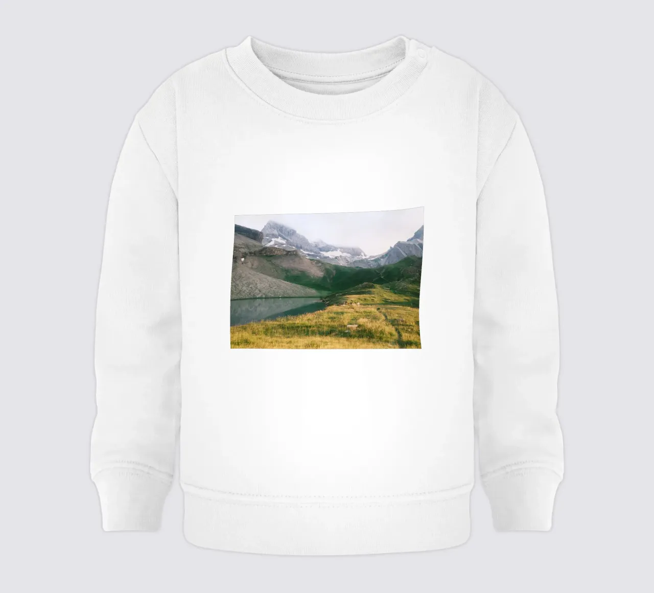 Mountain Lake Reflection felpa neonato da FujiSwiss