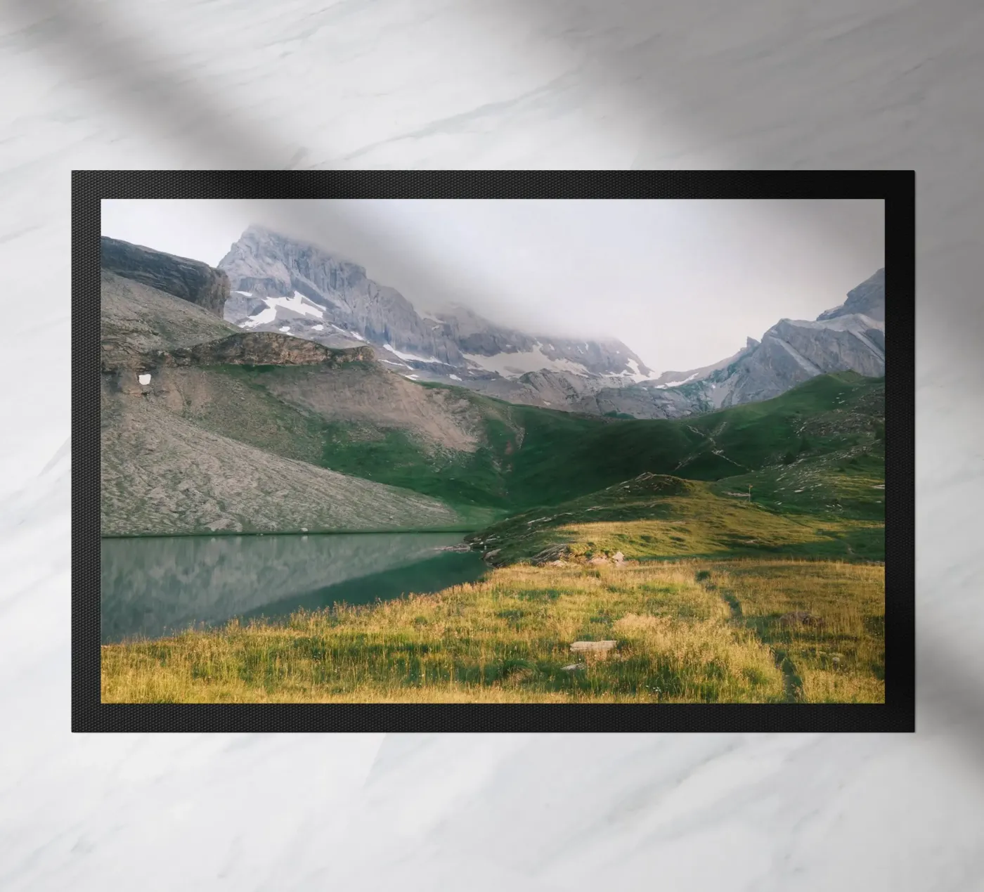 Mountain Lake Reflection zerbino da FujiSwiss