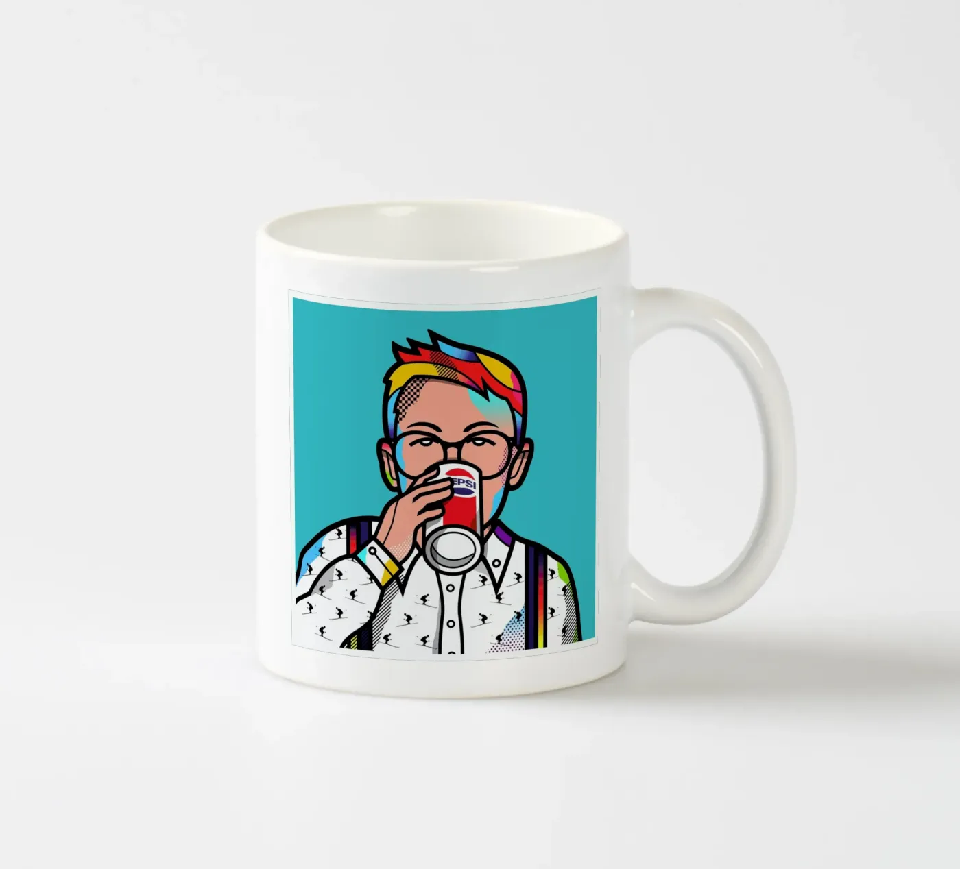 Fuller ceramic mug by Van Orton Design