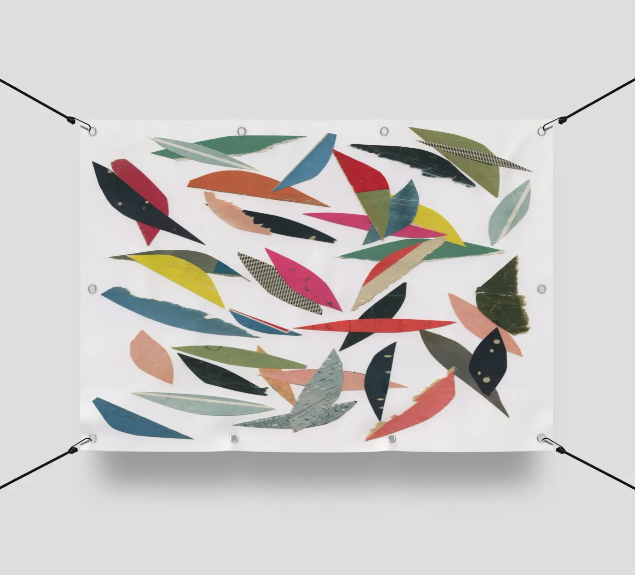 Foglie cadenti II telo in pvc da Cassia Beck Collage