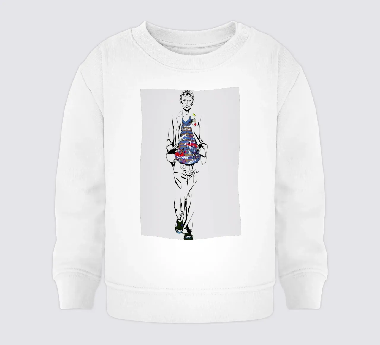 Man 1 Baby Sweatshirt von Marcell Naubert