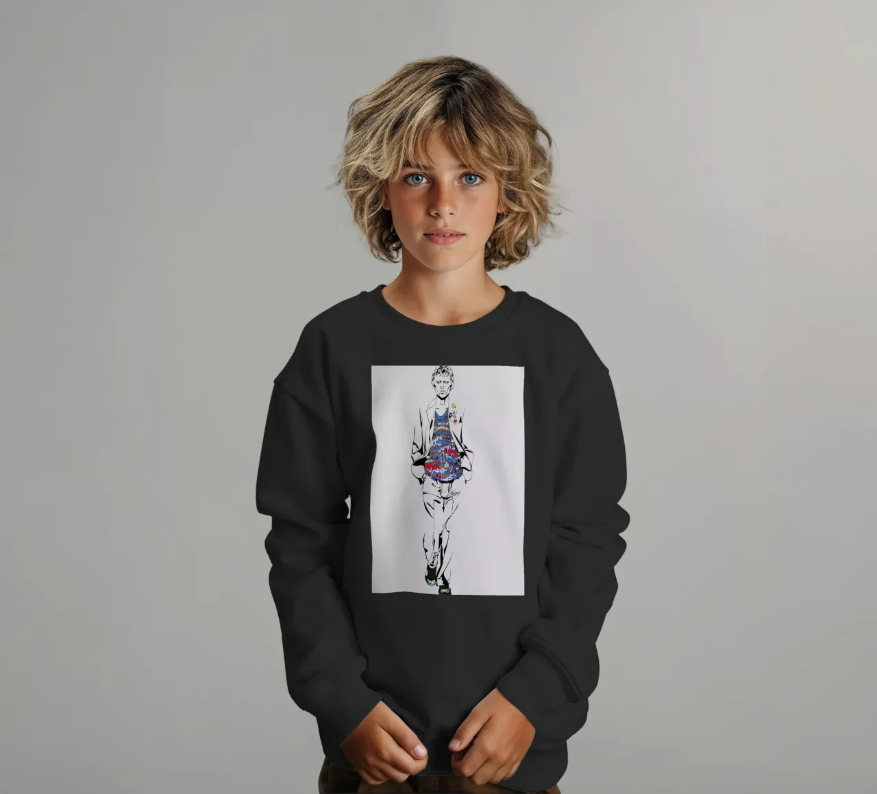 Man 1 felpa bambino da Marcell Naubert