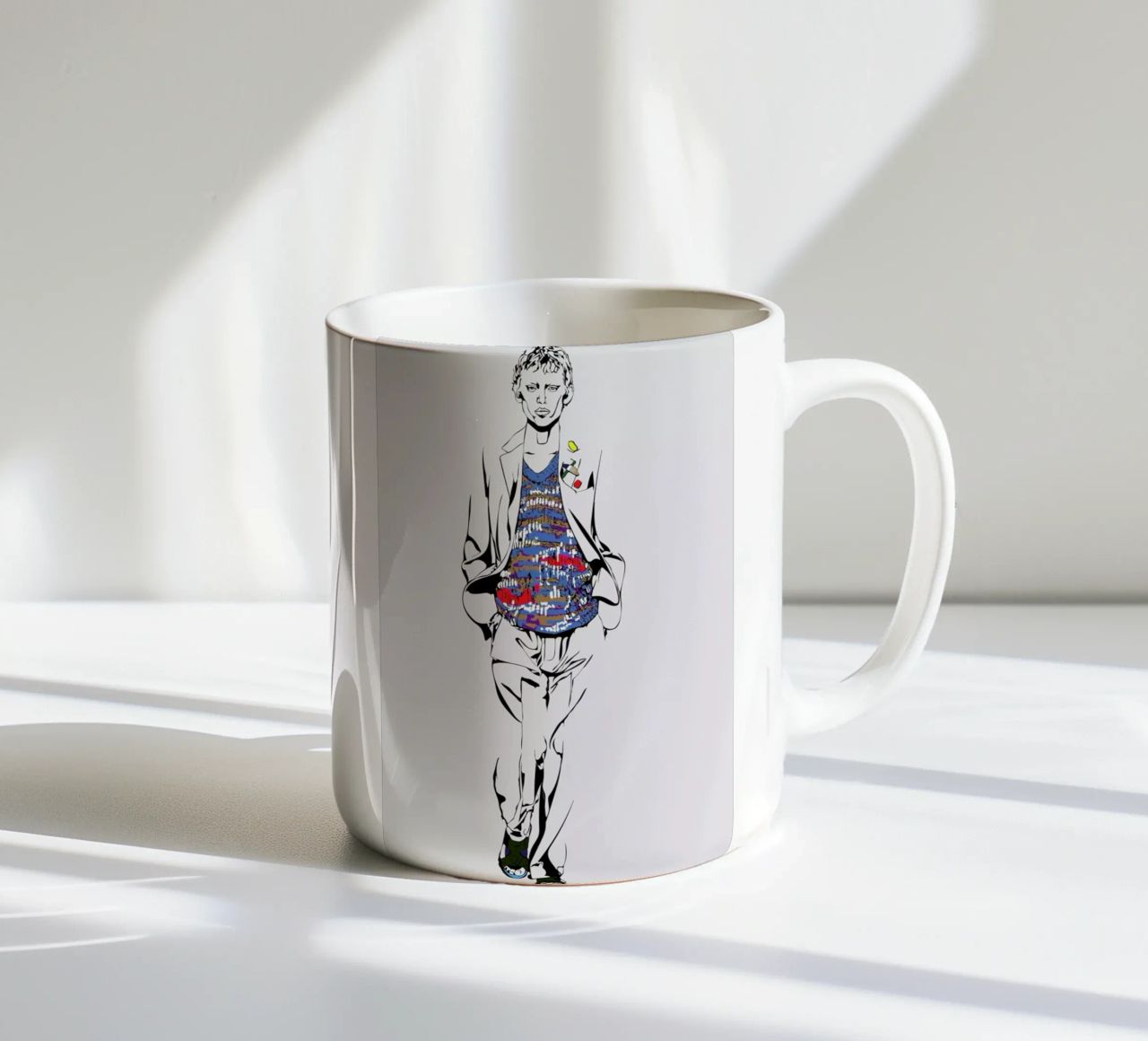 Man 1 tazza in ceramica da Marcell Naubert