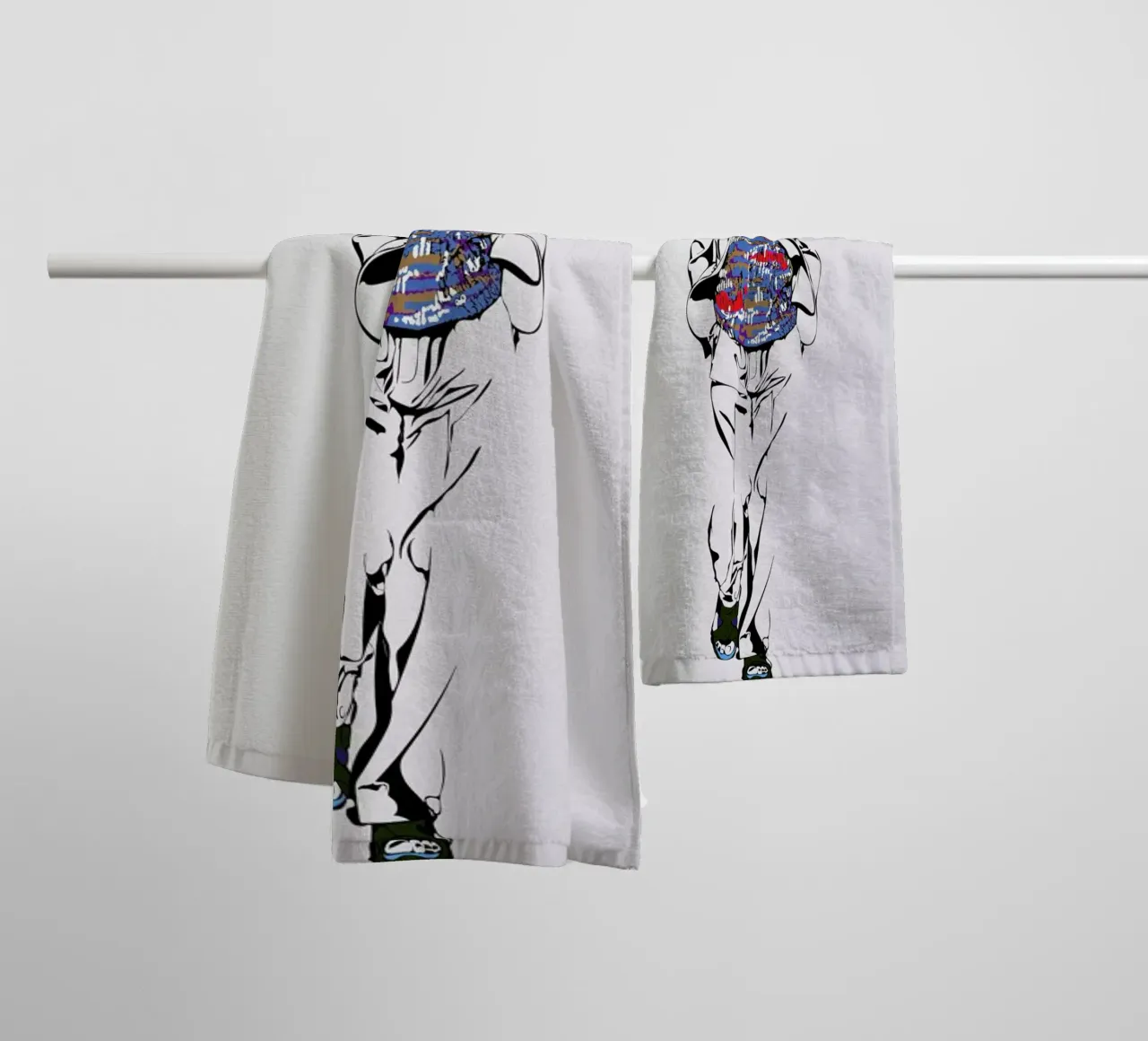 Man 1 asciugamano da bagno da Marcell Naubert