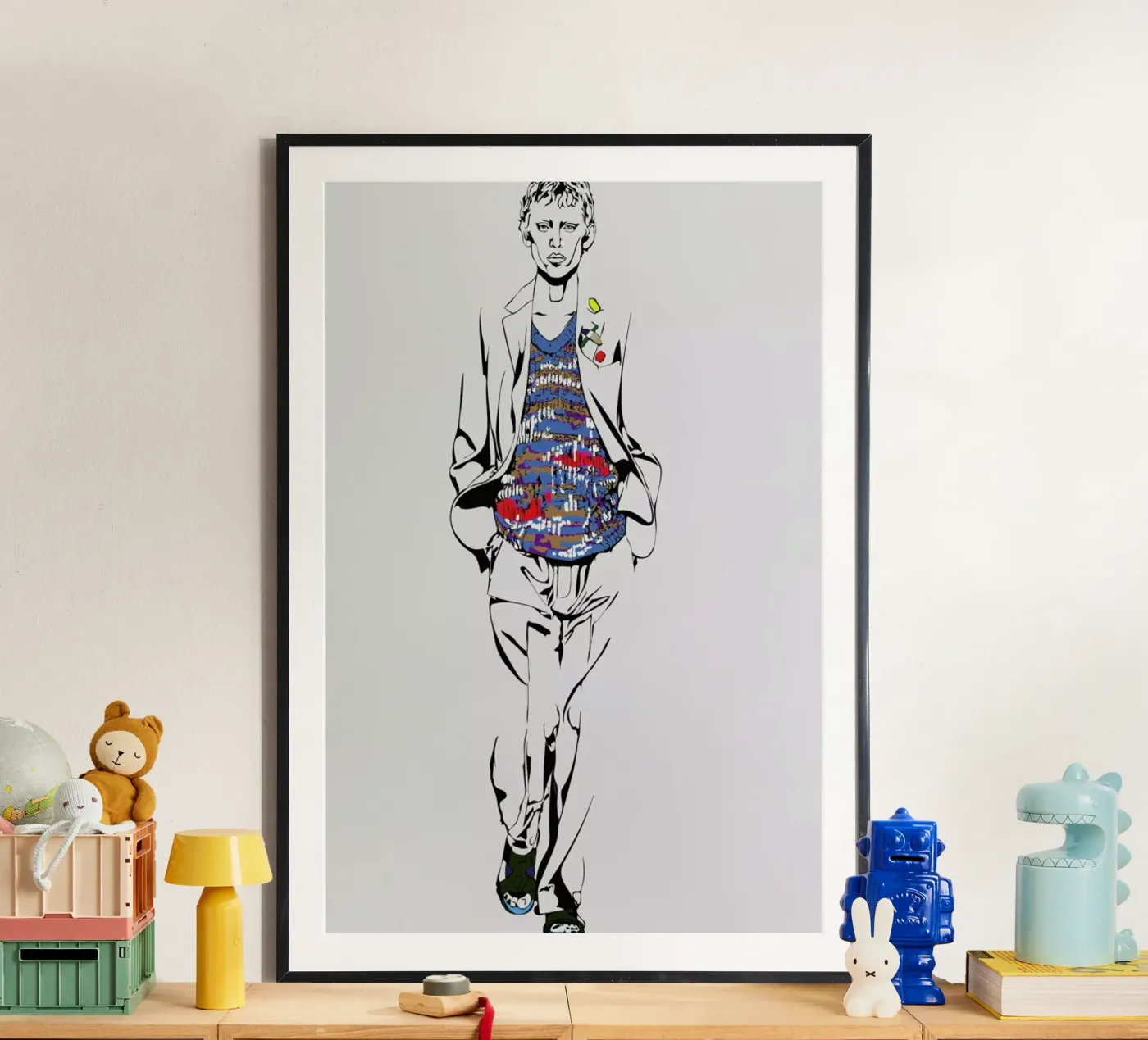 Man 1 poster by Marcell Naubert