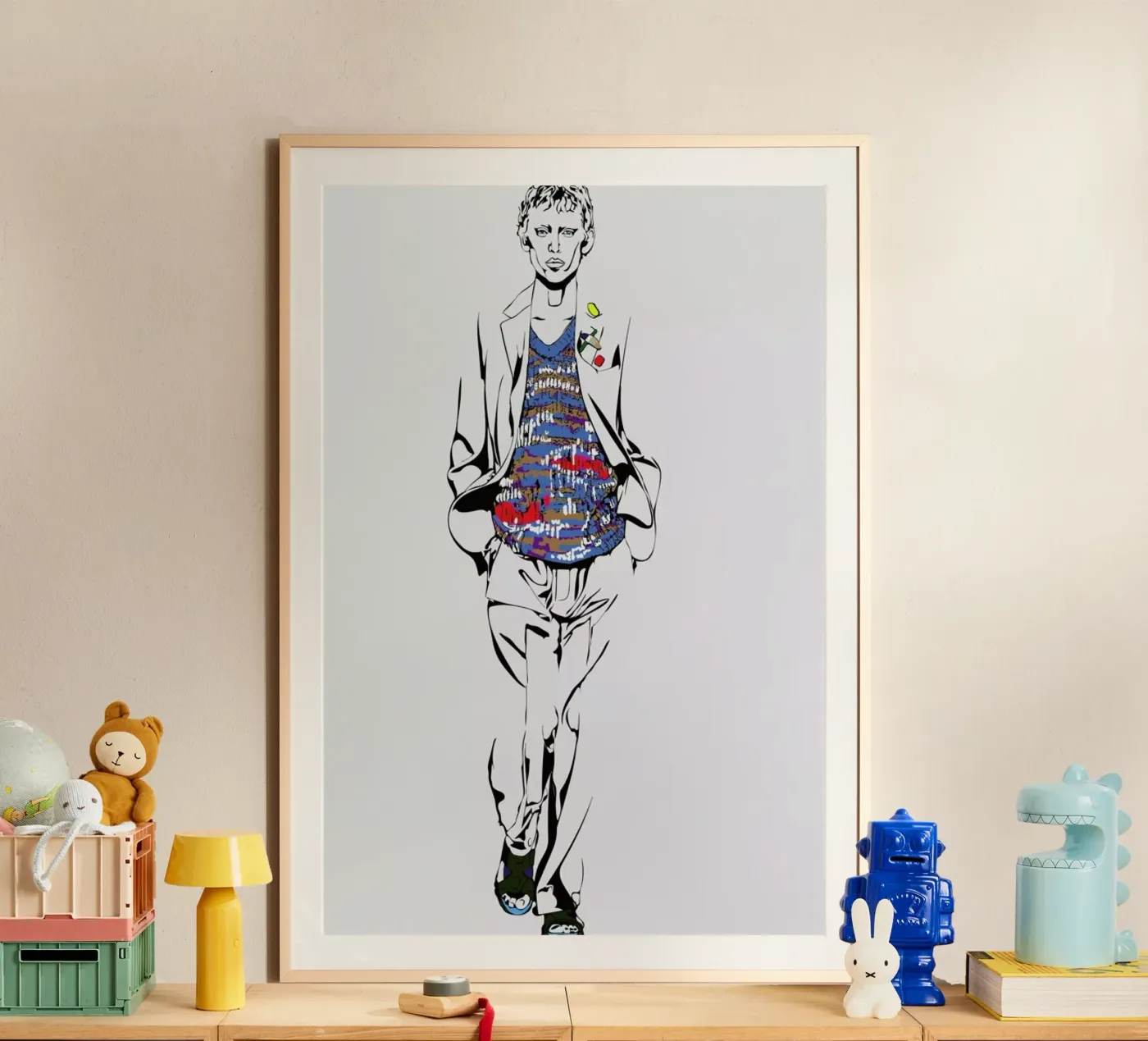 Man 1 poster by Marcell Naubert