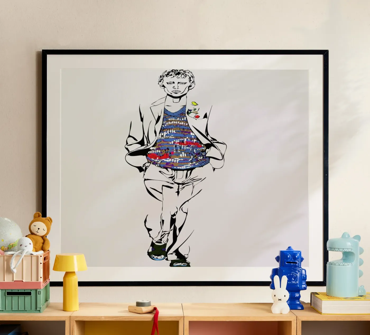 Man 1 poster by Marcell Naubert