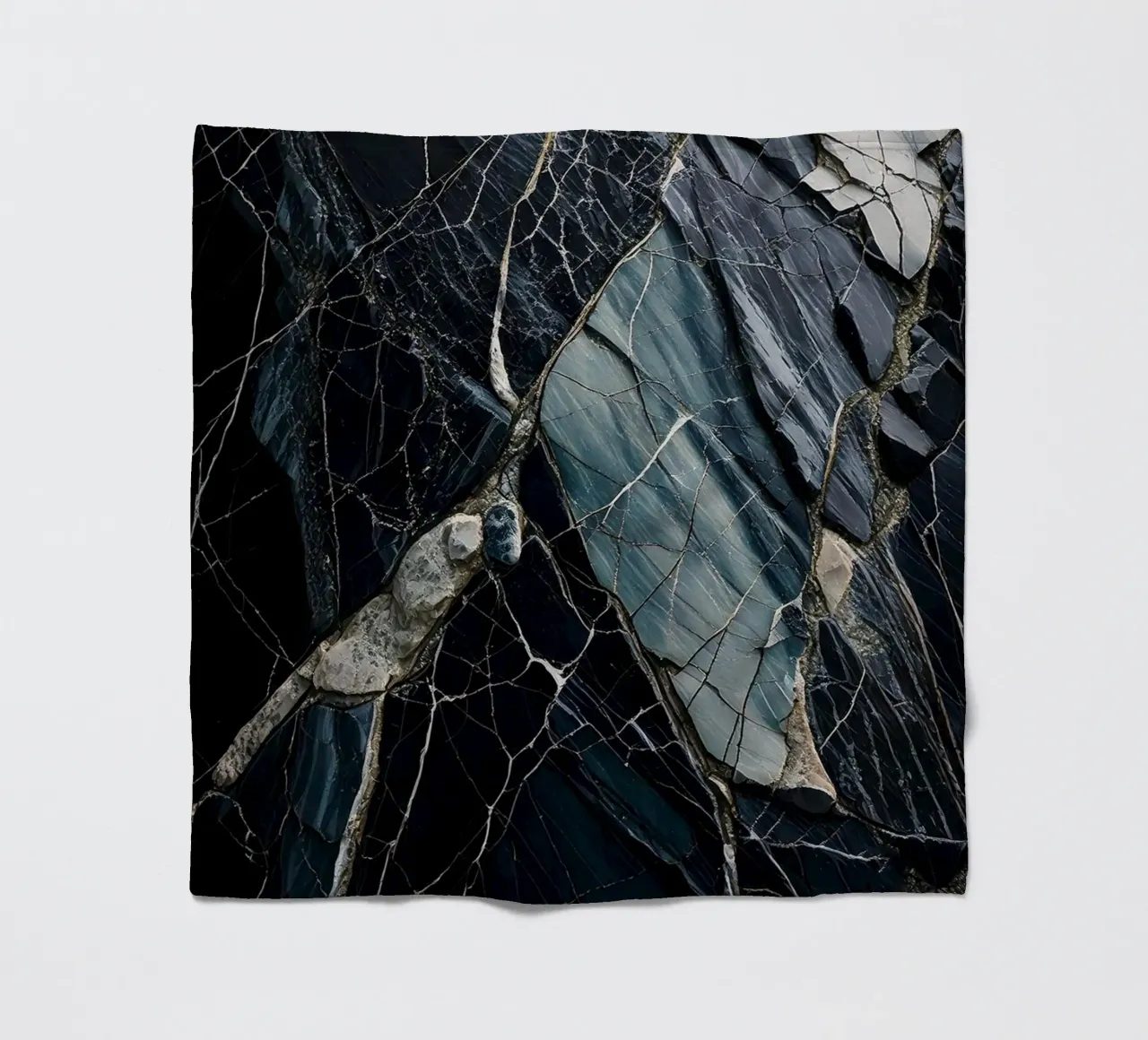 Pietra d'agata nera e pastello, chakra, aura coperta in pile da bujaboom