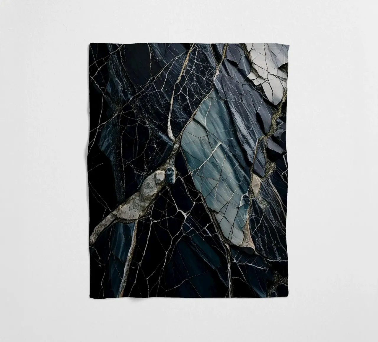 Pietra d'agata nera e pastello, chakra, aura coperta in pile da bujaboom