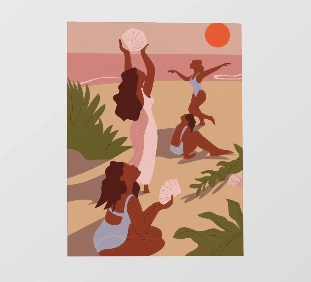 Jeu de plage papier peint photo de Artie Shifa