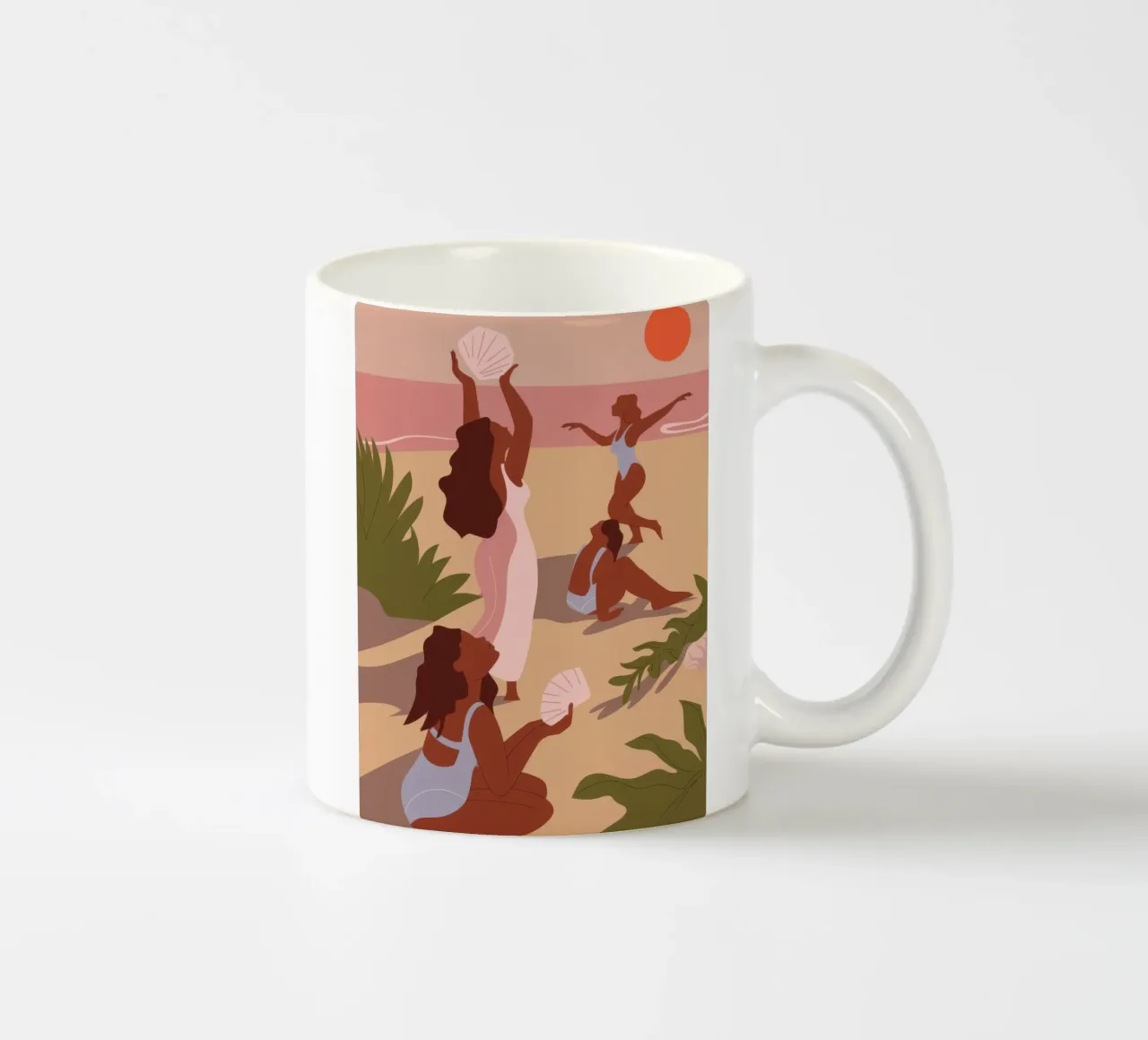 Gioco in spiaggia tazza in ceramica da Artie Shifa