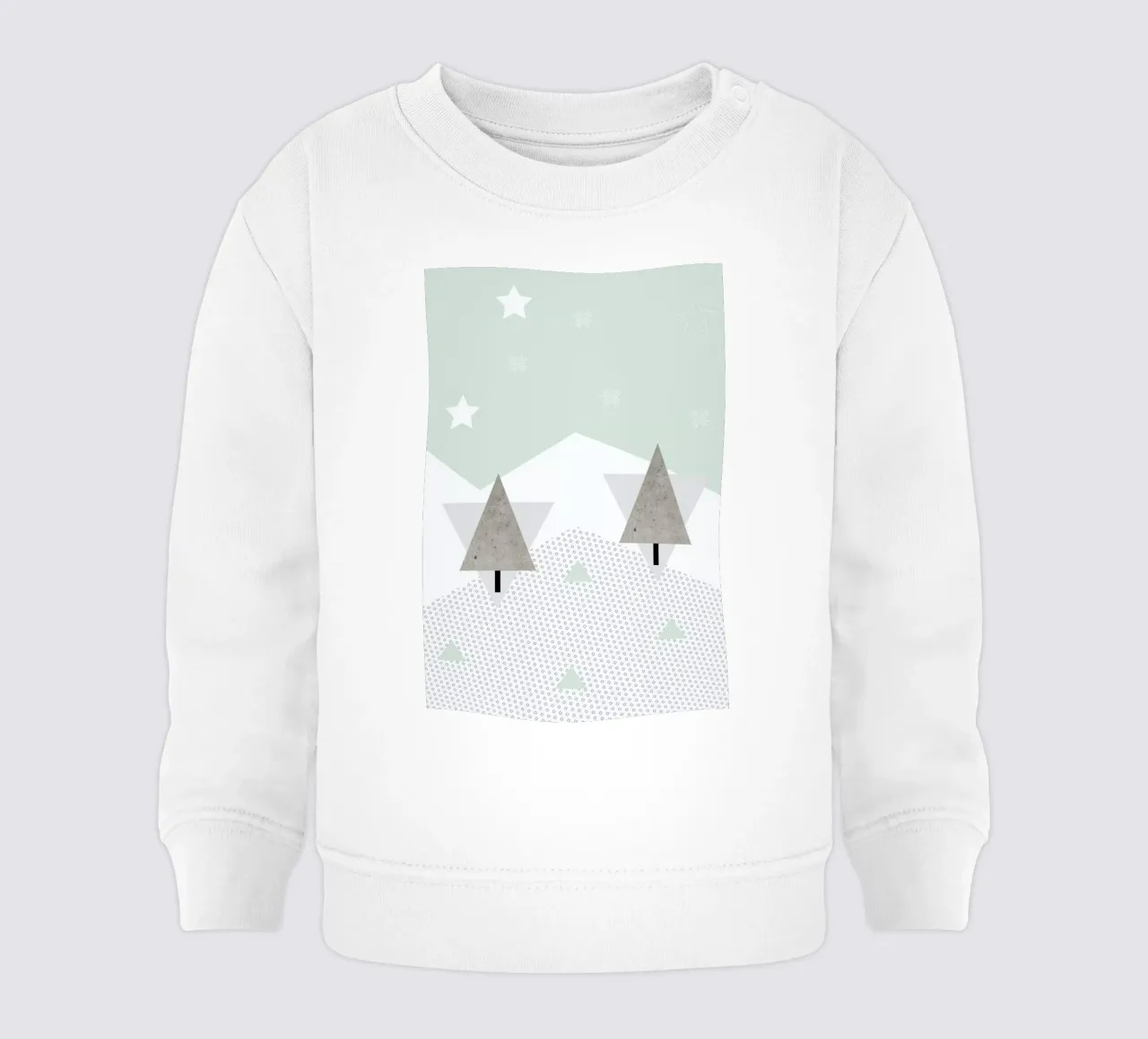 Winter Trees baby sweatshirt by XOXO Arte