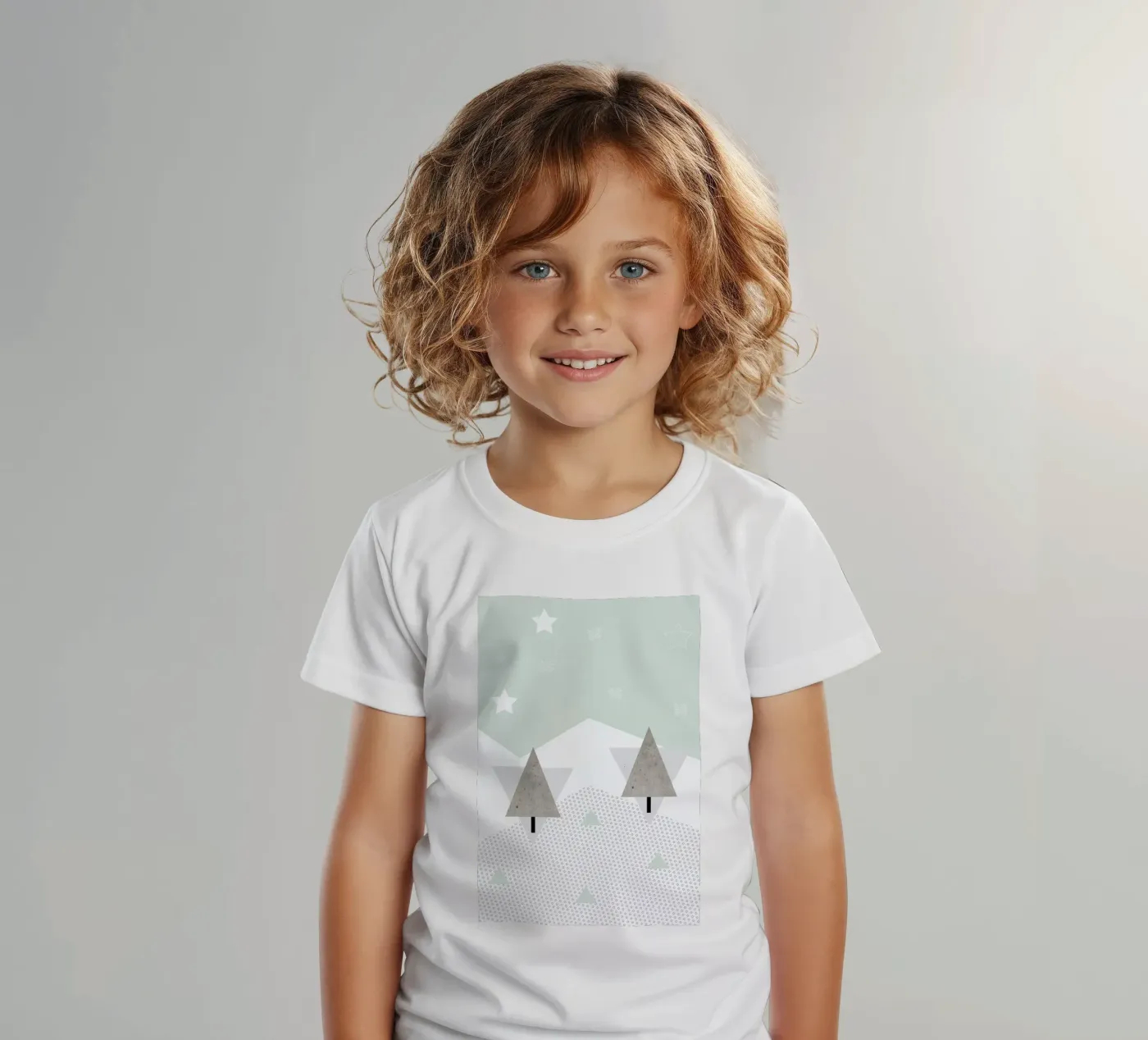 Winter Trees t-shirt bambini da XOXO Arte