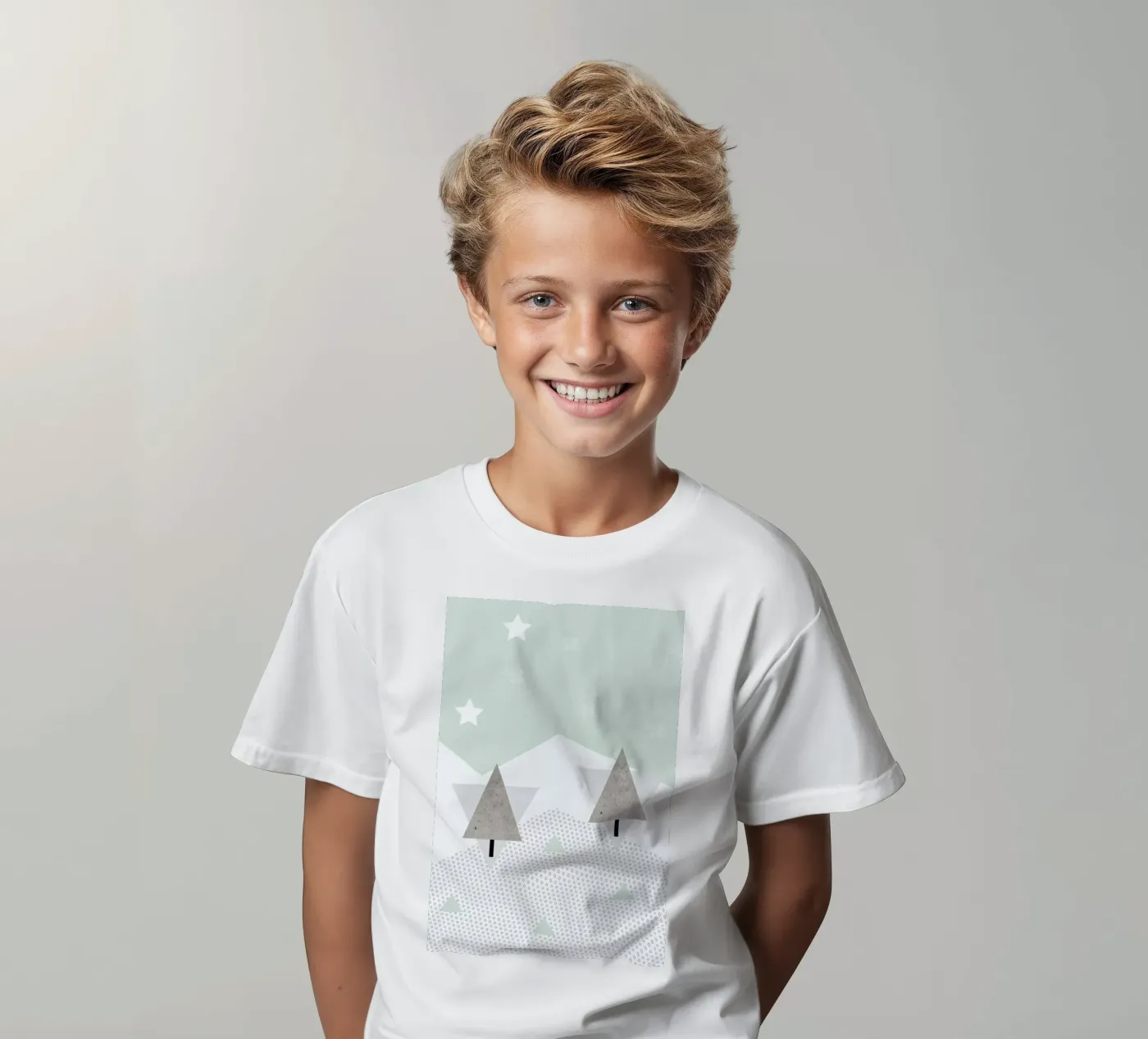 Winter Trees t-shirt bambini da XOXO Arte