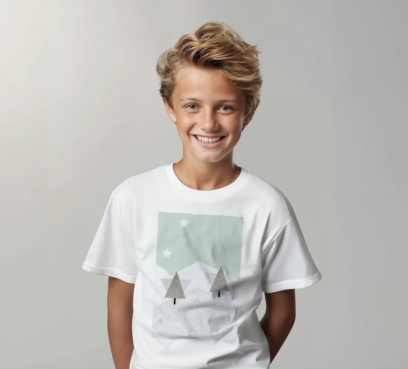 Winter Trees t-shirt bambini da XOXO Arte