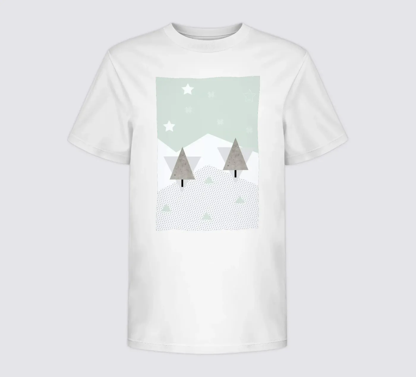 Winter Trees t-shirt bambini da XOXO Arte
