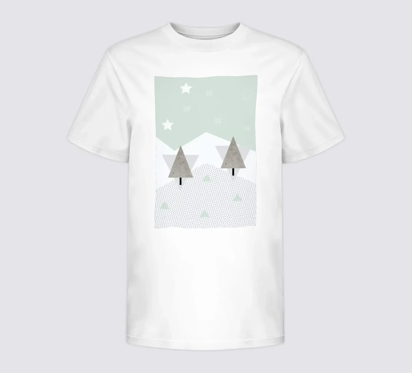 Winter Trees t-shirt bambini da XOXO Arte