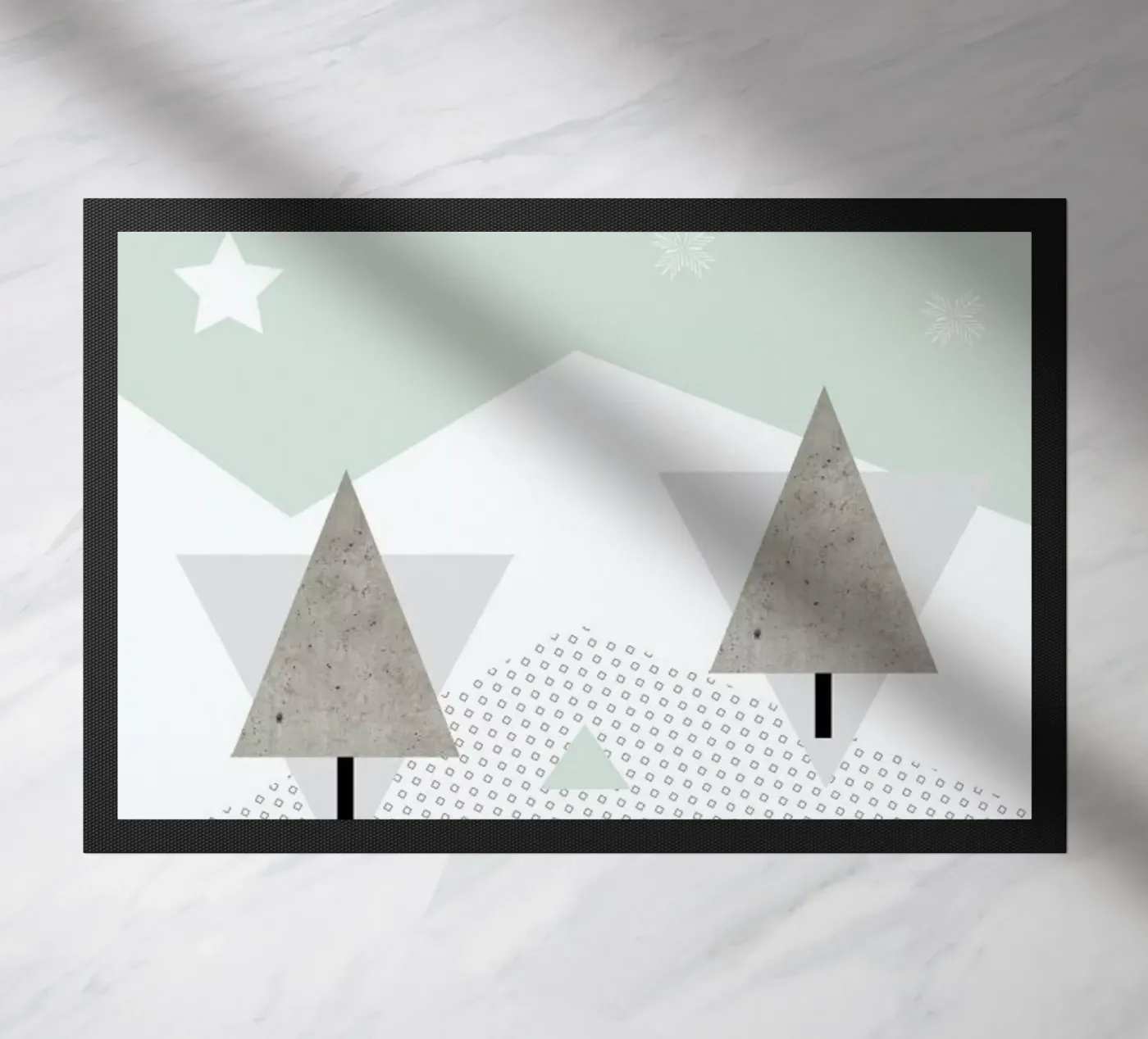 Winter Trees doormat by XOXO Arte