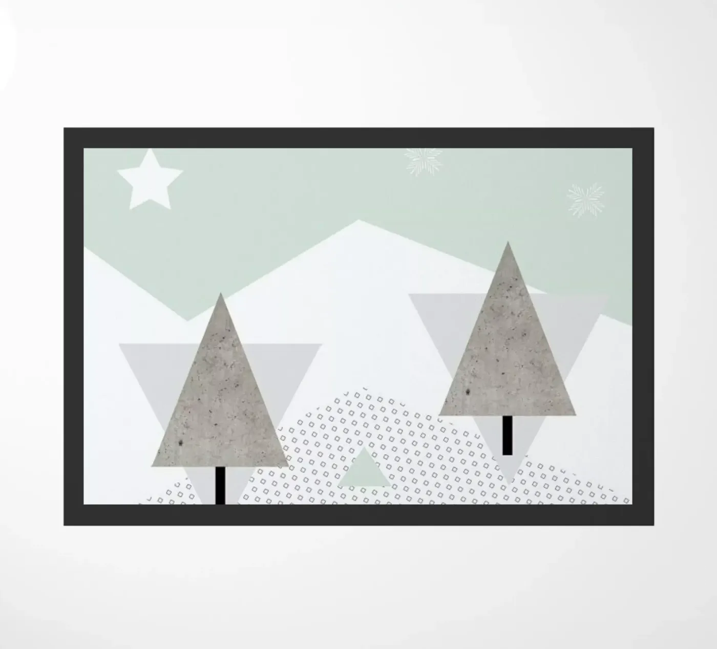 Winter Trees doormat by XOXO Arte