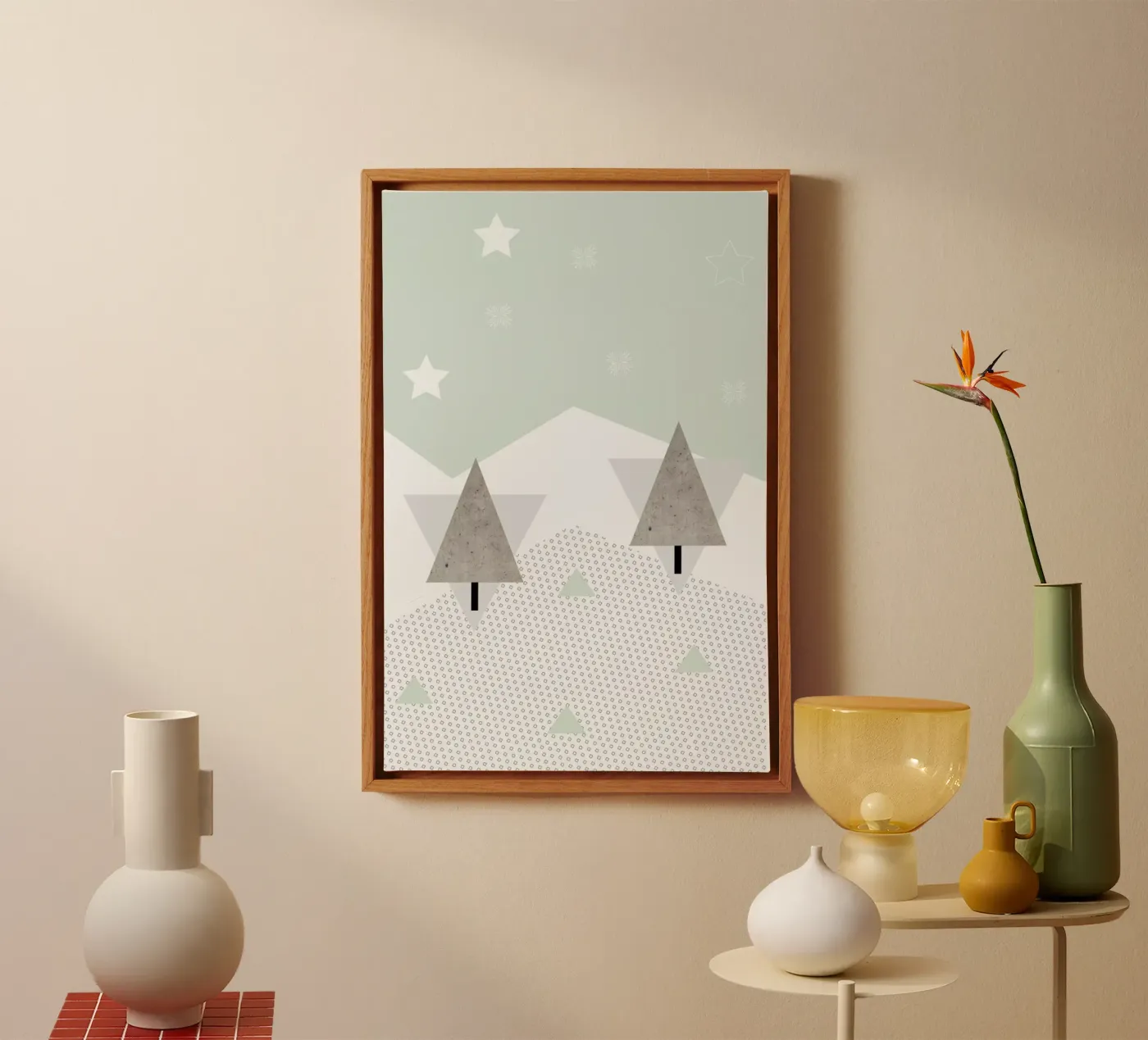 Winter Trees canvas by XOXO Arte