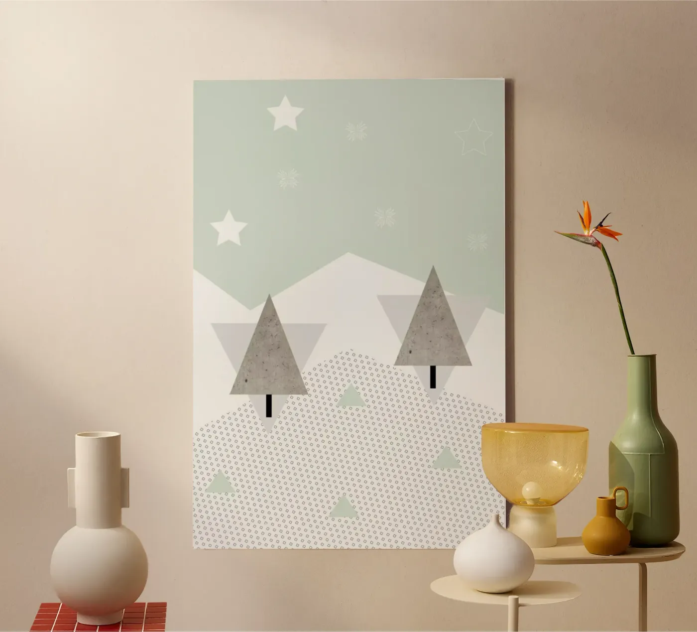 Winter Trees canvas by XOXO Arte