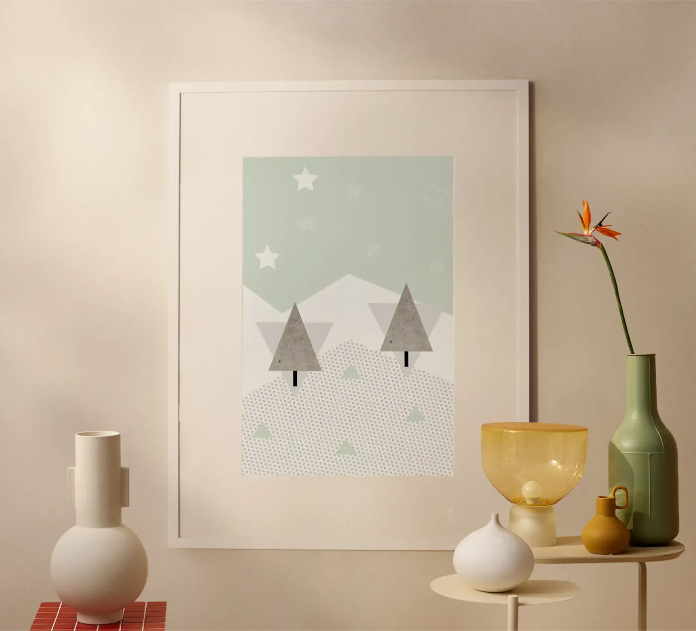 Winter Trees poster van XOXO Arte